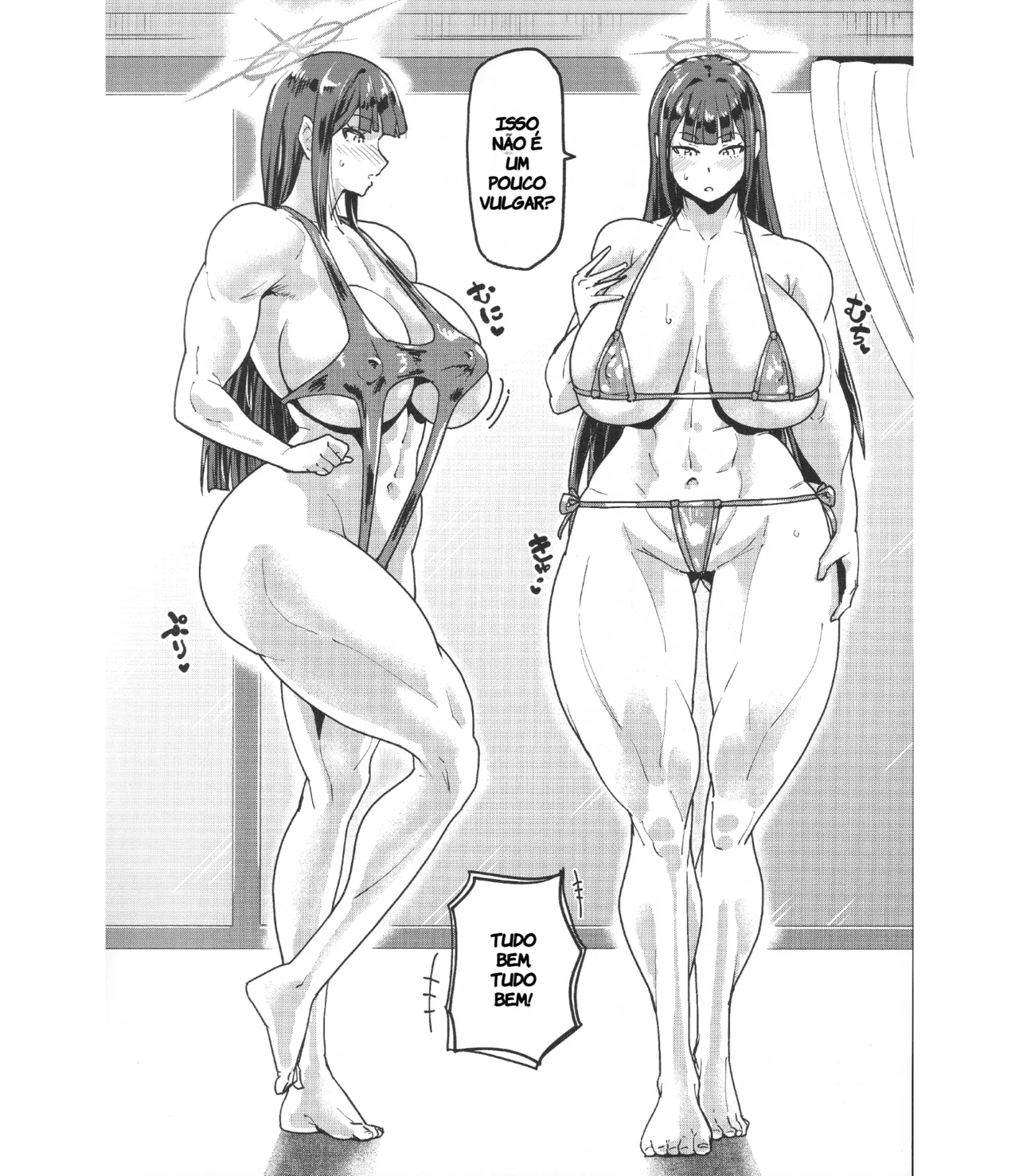 (C106) [Sora wa Chimidoro (Sorahati Midoro)] Saori no Mizugi Test (Blue Archive) (TR-51) [Portuguese-BR] 图片编号 3