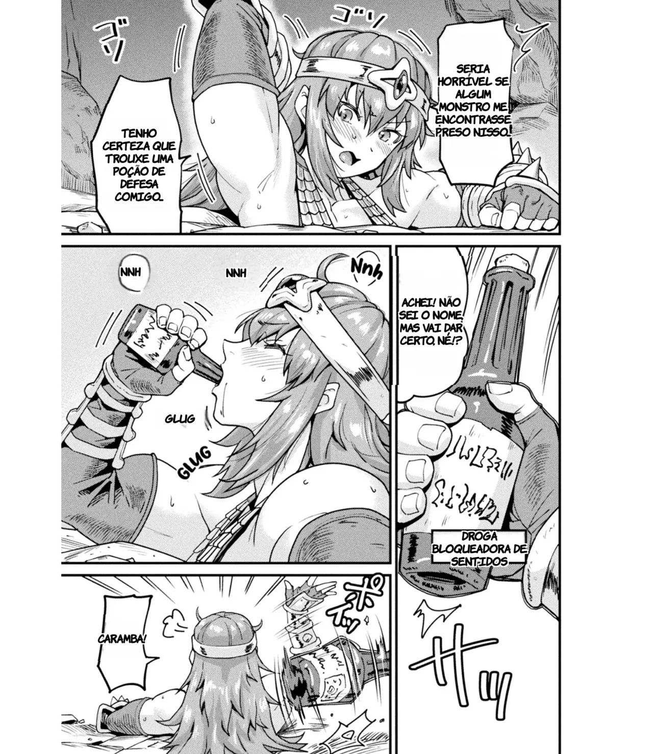 [Sorahachi Midoro] Onna Senshi wa Shiranuma ni ~Shokushu no Otoshiana~ | Before the Female Knight Realizes it ~The Tentacle's Pitfall~ (Kairaku Haiboku Heroines) (TR-43) [Portuguese-BR] [Digital] 5eme image