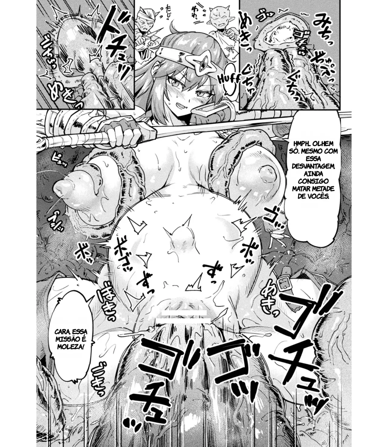 [Sorahachi Midoro] Onna Senshi wa Shiranuma ni ~Shokushu no Otoshiana~ | Before the Female Knight Realizes it ~The Tentacle's Pitfall~ (Kairaku Haiboku Heroines) (TR-43) [Portuguese-BR] [Digital] 9eme image