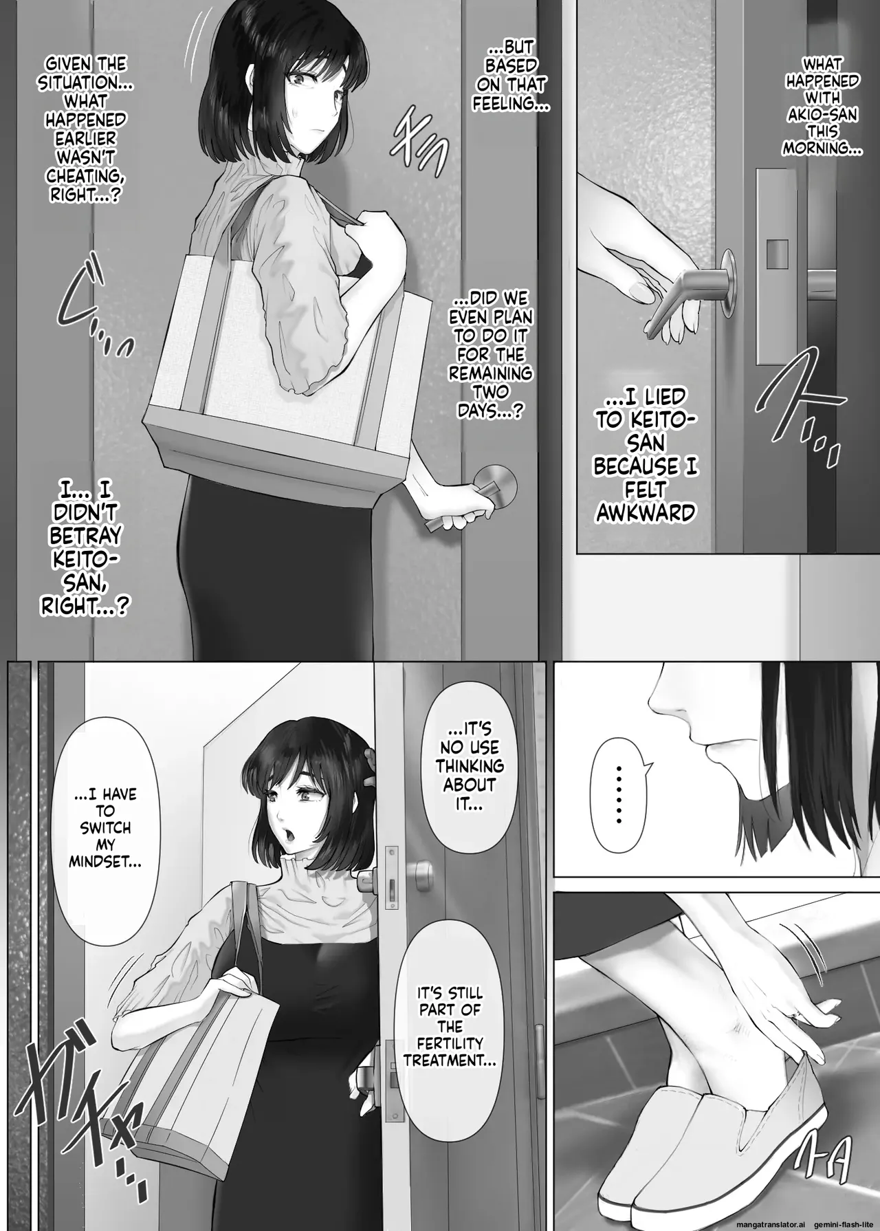 [Mitsumitsu Niku (Hikitogu)] LeveChi na Swapping 3 ~Honrosareru Fuufu Hen~ 画像番号 24