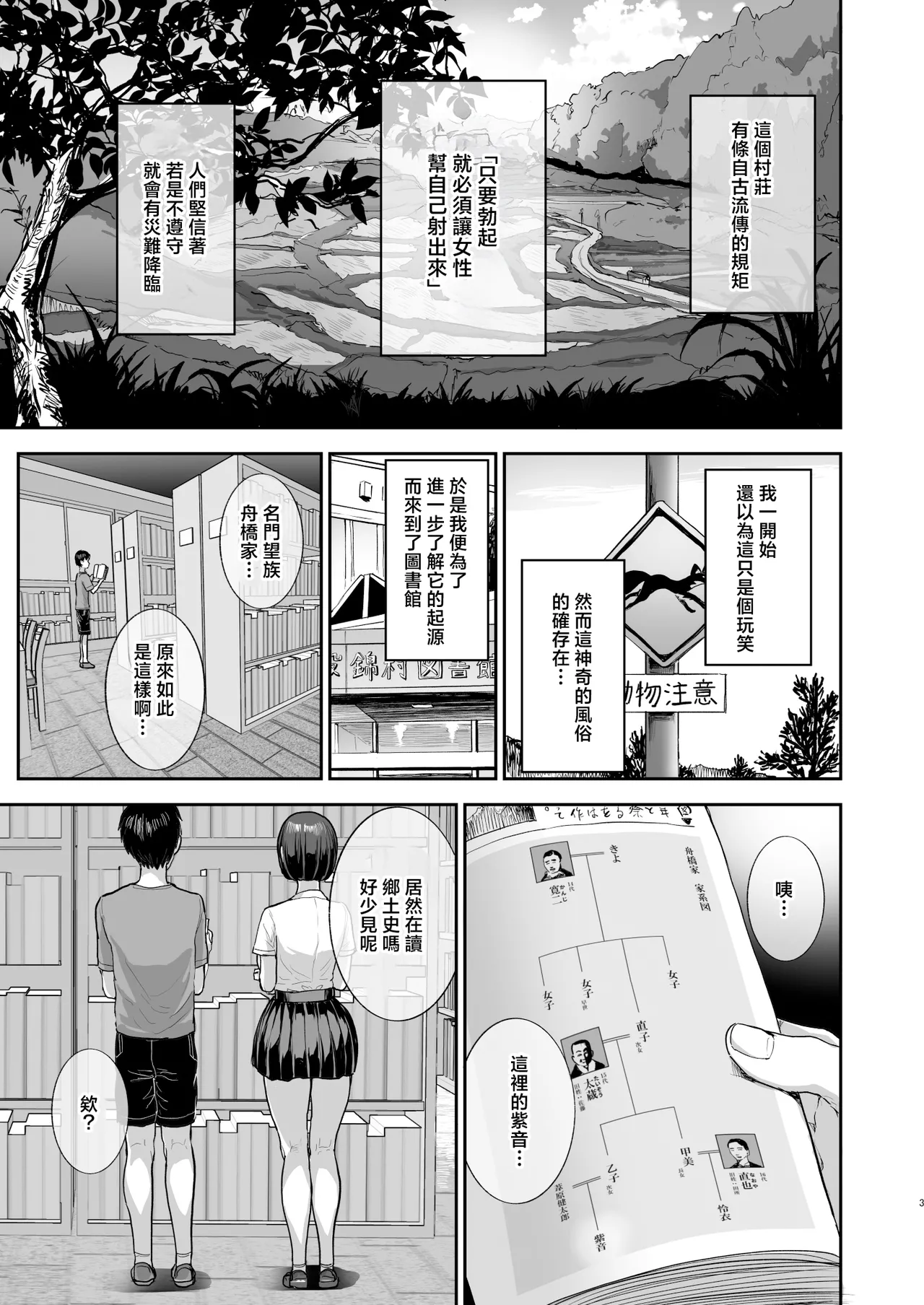 [Nul Neverland (Navier Haruka 2T)] Bokkin Mura ~Bokki Shitara Nuitemorawanai to Ikenai Mura~Dai 2 Wa | 勃禁村 ～只要勃起就必須要擼掉的村子～第2話 [Chinese] [Digital] Bildnummer 2