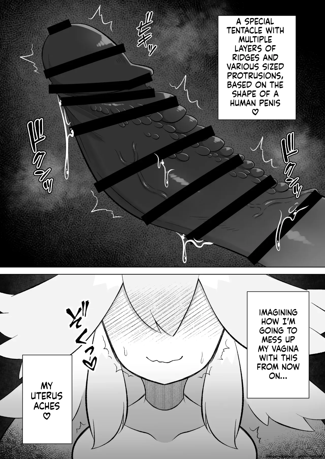 [Moto no Hondana (Moto)] Minarai futanari inma ga shokushu onanī de kairaku zetchō tanren suru ohanashi [Digital] (SCANMTL) image number 44