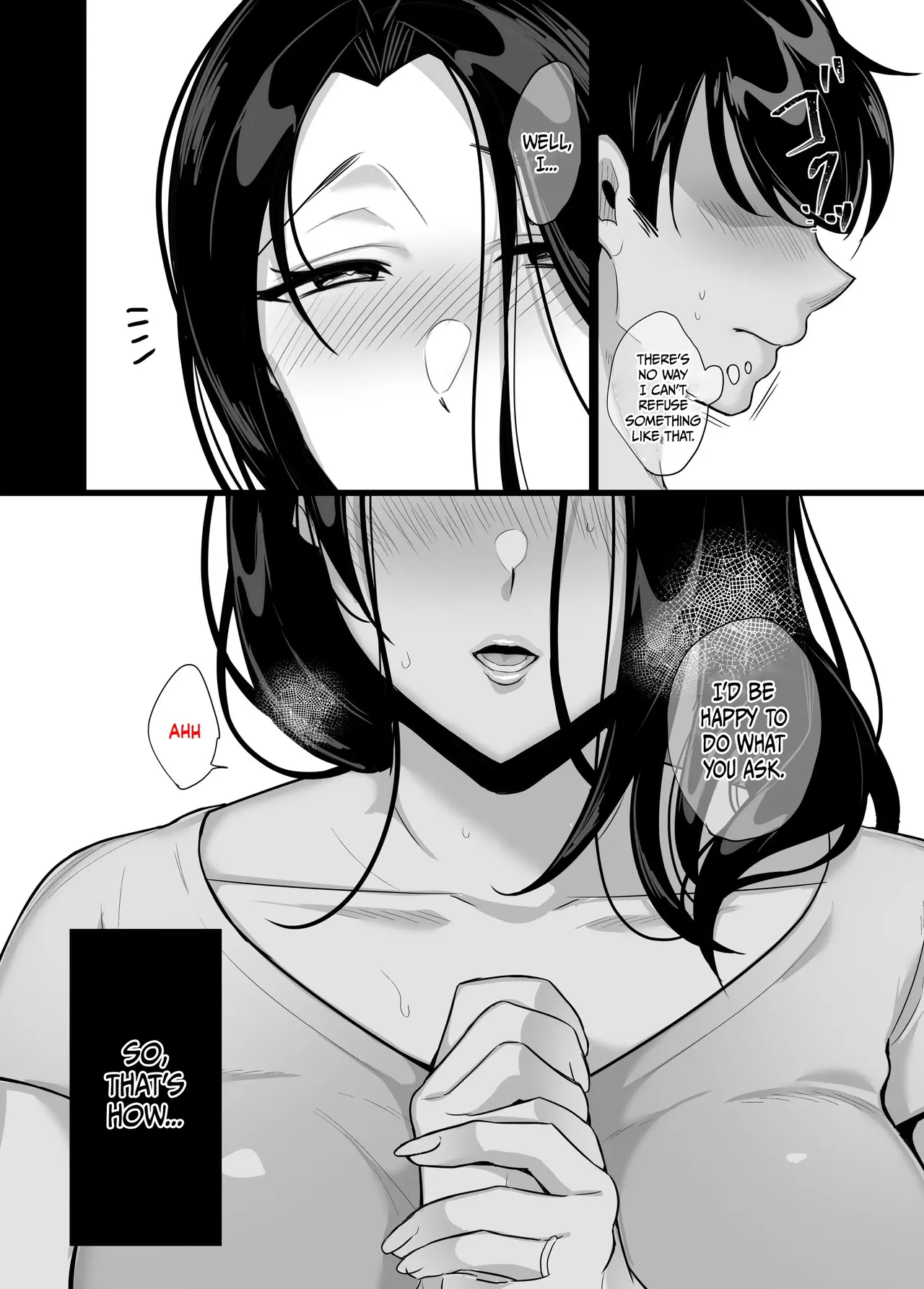 [Botamochi] Kanojo no Haha ni Taberareru ~ Yuuwaku Sarete Naisho no Furin Kankei | My girlfriend's mother devours me ~ Seduced into having a secret relationship. image number 54