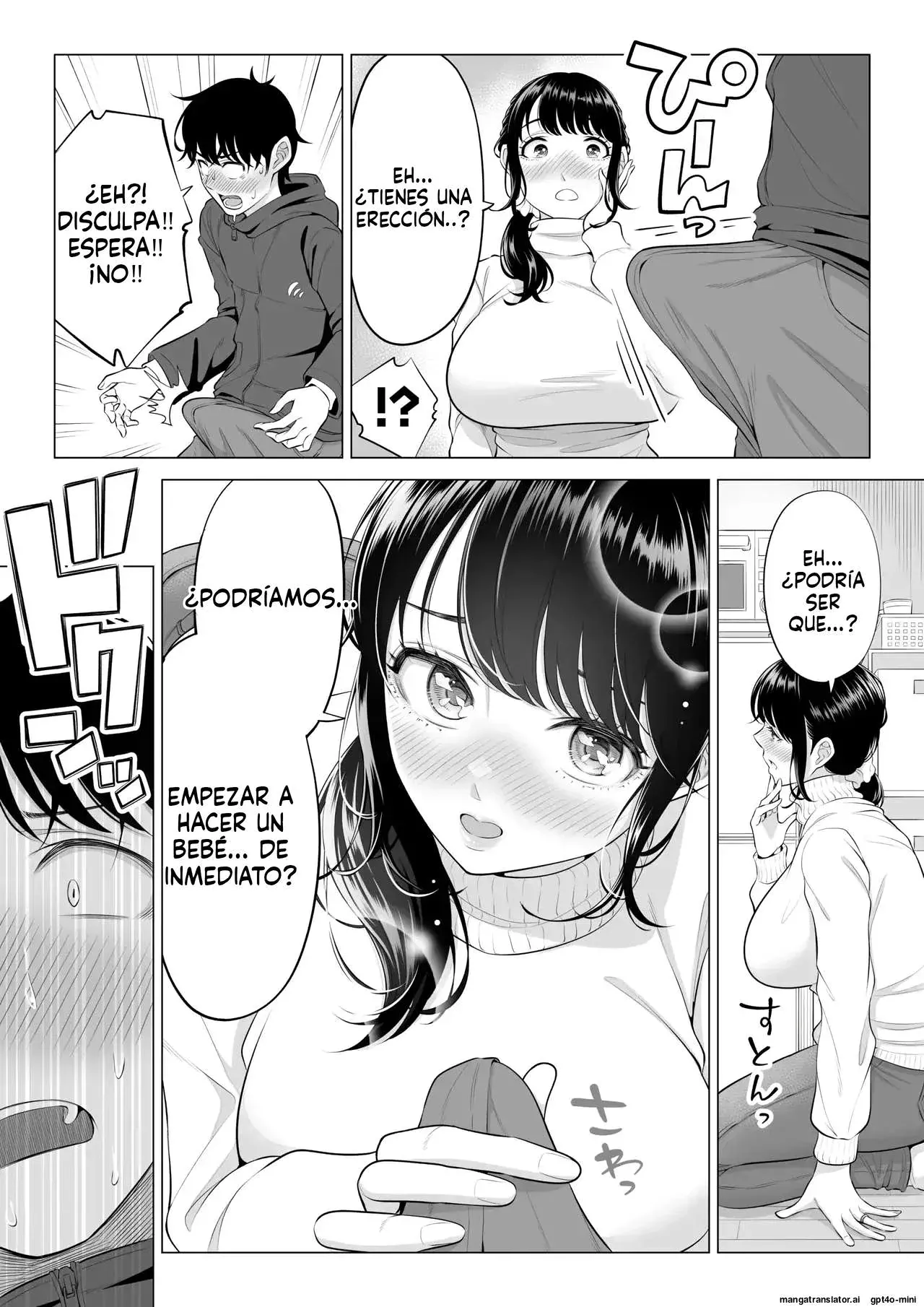 [Date Roku] Ore ga Dairi Tanetsuke Suru Koto ni Natta Hitozuma Tachibana Shizuka-san wa Nannimo Shiranai!! Sono 2｜¡La esposa Tachibana Shizuka, a la que me encargaron inseminar, no sabe nada! 2 [Spanish] [PainA-xi80] 图片编号 17