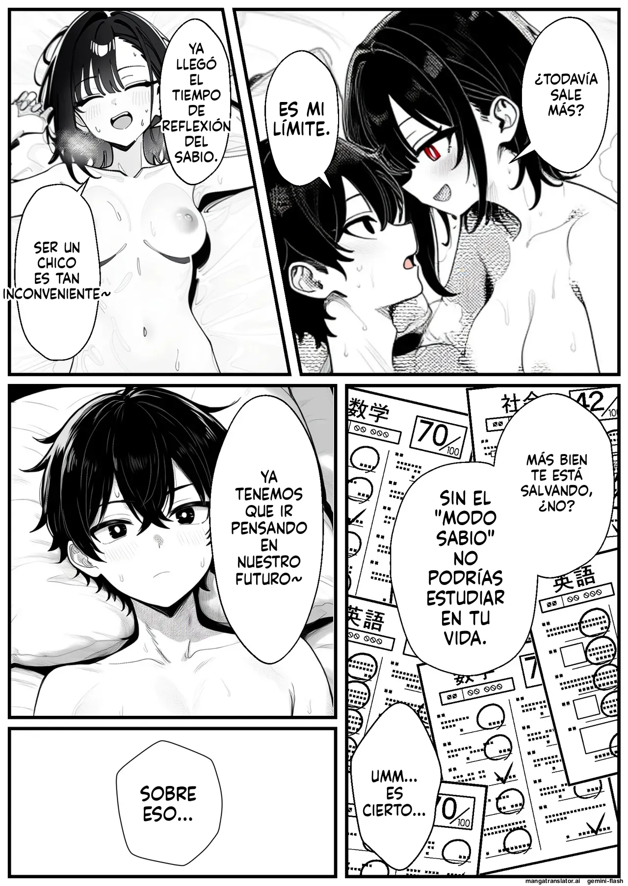 Seiyoku ouseina osananajimi kanojo, dekachin no pawa SEX de iki kurutte harami ochiru (Spanish) MTL 이미지 번호 10