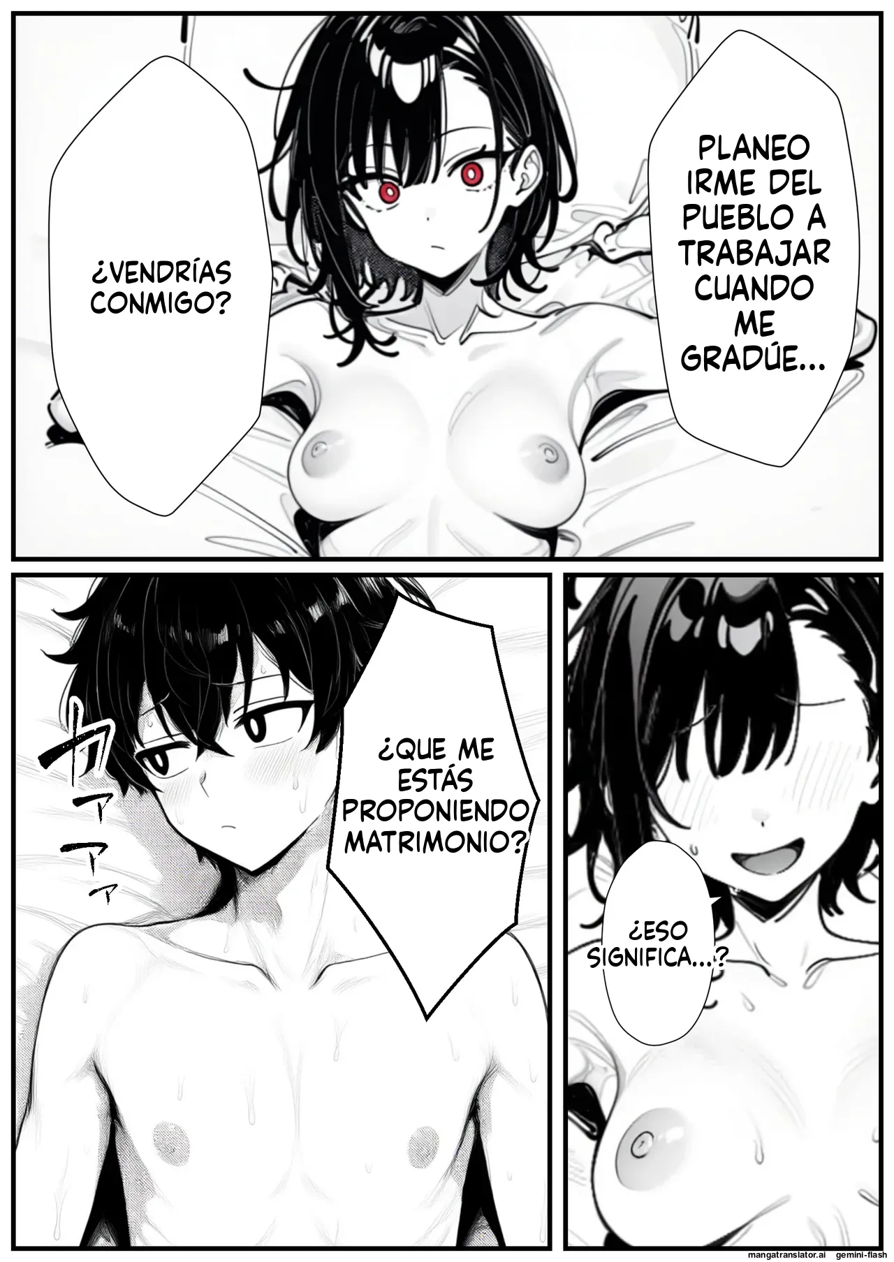 Seiyoku ouseina osananajimi kanojo, dekachin no pawa SEX de iki kurutte harami ochiru (Spanish) MTL 이미지 번호 11