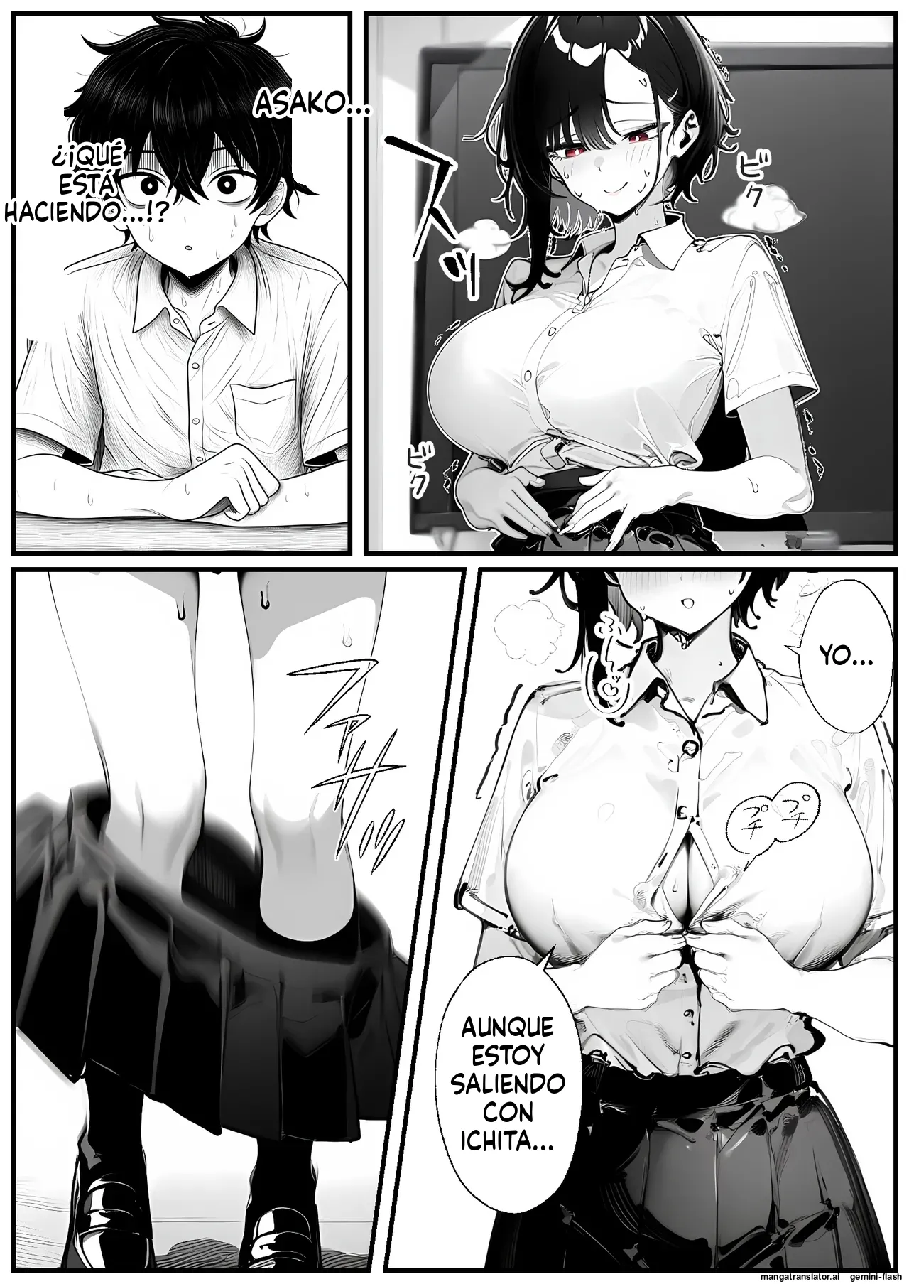 Seiyoku ouseina osananajimi kanojo, dekachin no pawa SEX de iki kurutte harami ochiru (Spanish) MTL 이미지 번호 84