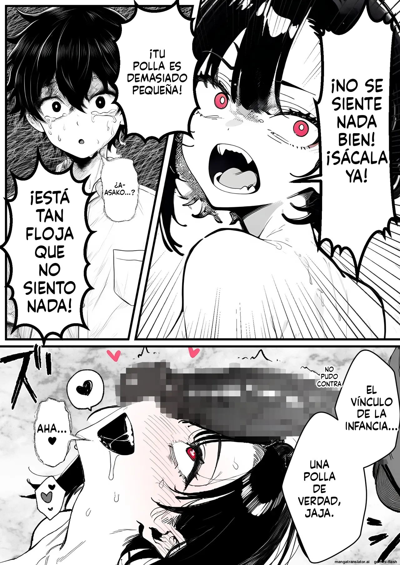 Seiyoku ouseina osananajimi kanojo, dekachin no pawa SEX de iki kurutte harami ochiru (Spanish) MTL 이미지 번호 94