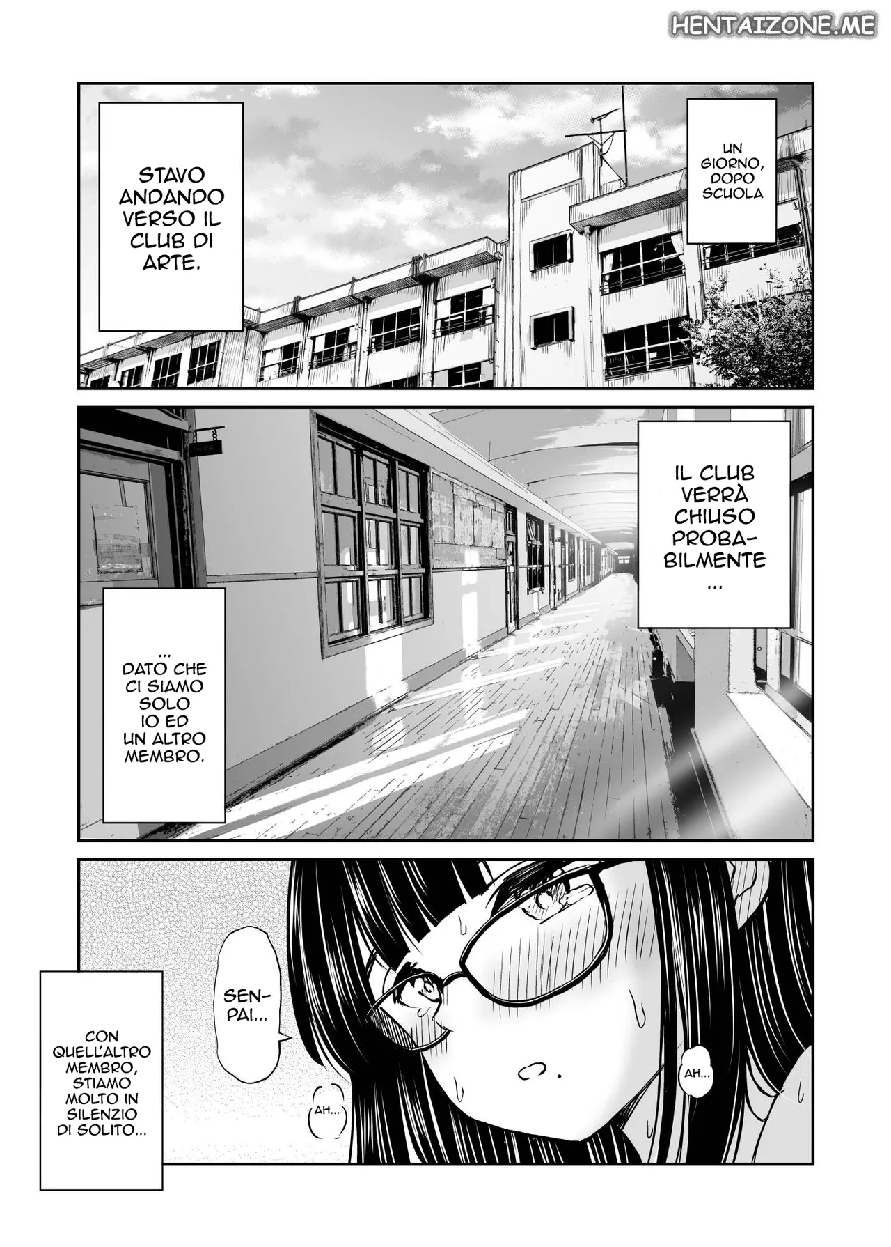 [Kotorakku] Bijutsubu no Kyonyuu Kouhai ga Nude Model ni Natta Kekka Amari ni Ero Sugite Ore no Geijutsu ga Bakuhatsushita Hanashi | Il Club D' Arte [Italian] [Decensored] 2eme image