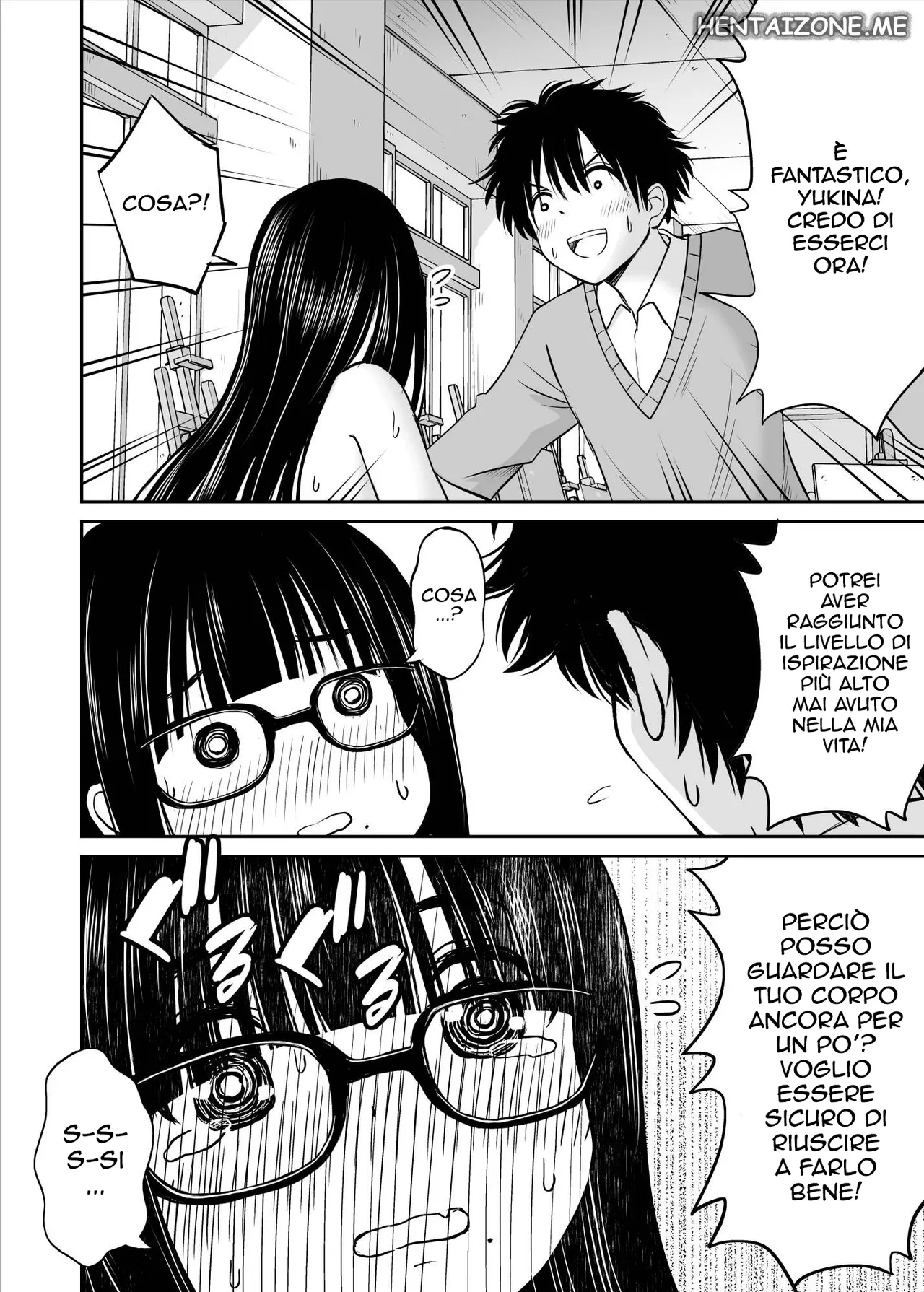 [Kotorakku] Bijutsubu no Kyonyuu Kouhai ga Nude Model ni Natta Kekka Amari ni Ero Sugite Ore no Geijutsu ga Bakuhatsushita Hanashi | Il Club D' Arte [Italian] [Decensored] 25eme image