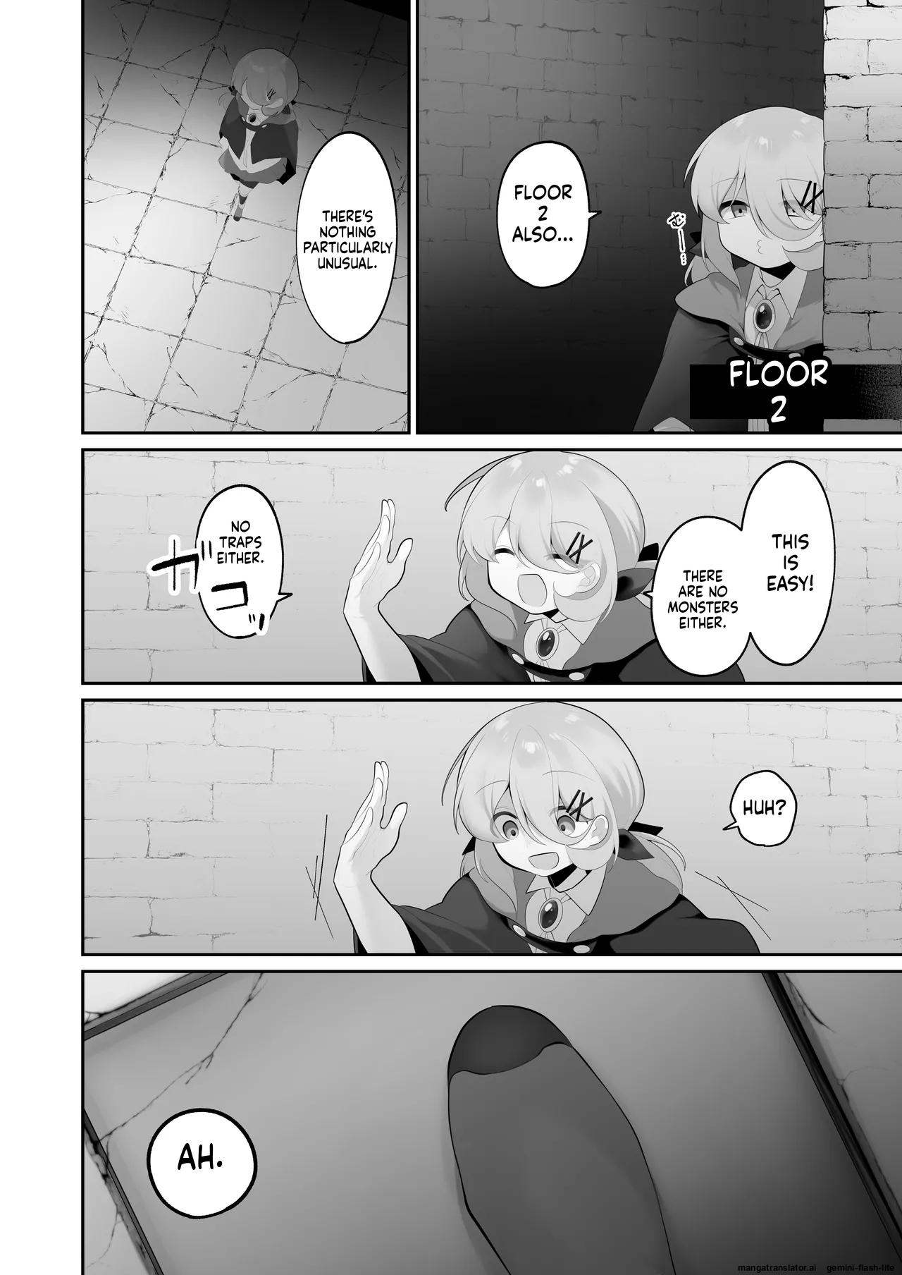 [Me no Kataki (Akinashi Koyomi)] Jishou Tensai Shoujo, Ero Trap Dungeon ni Idomu ~Sugureta Zunou to Boudai na Maryoku to Saikyou no Omamori de Musou Shimasu~ [English] [SCANMTL] изображение № 7