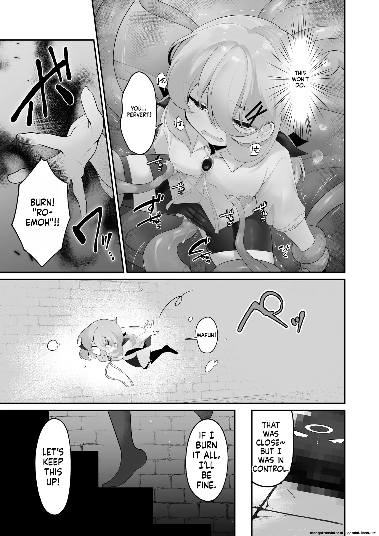 [Me no Kataki (Akinashi Koyomi)] Jishou Tensai Shoujo, Ero Trap Dungeon ni Idomu ~Sugureta Zunou to Boudai na Maryoku to Saikyou no Omamori de Musou Shimasu~ [English] [SCANMTL] изображение № 18