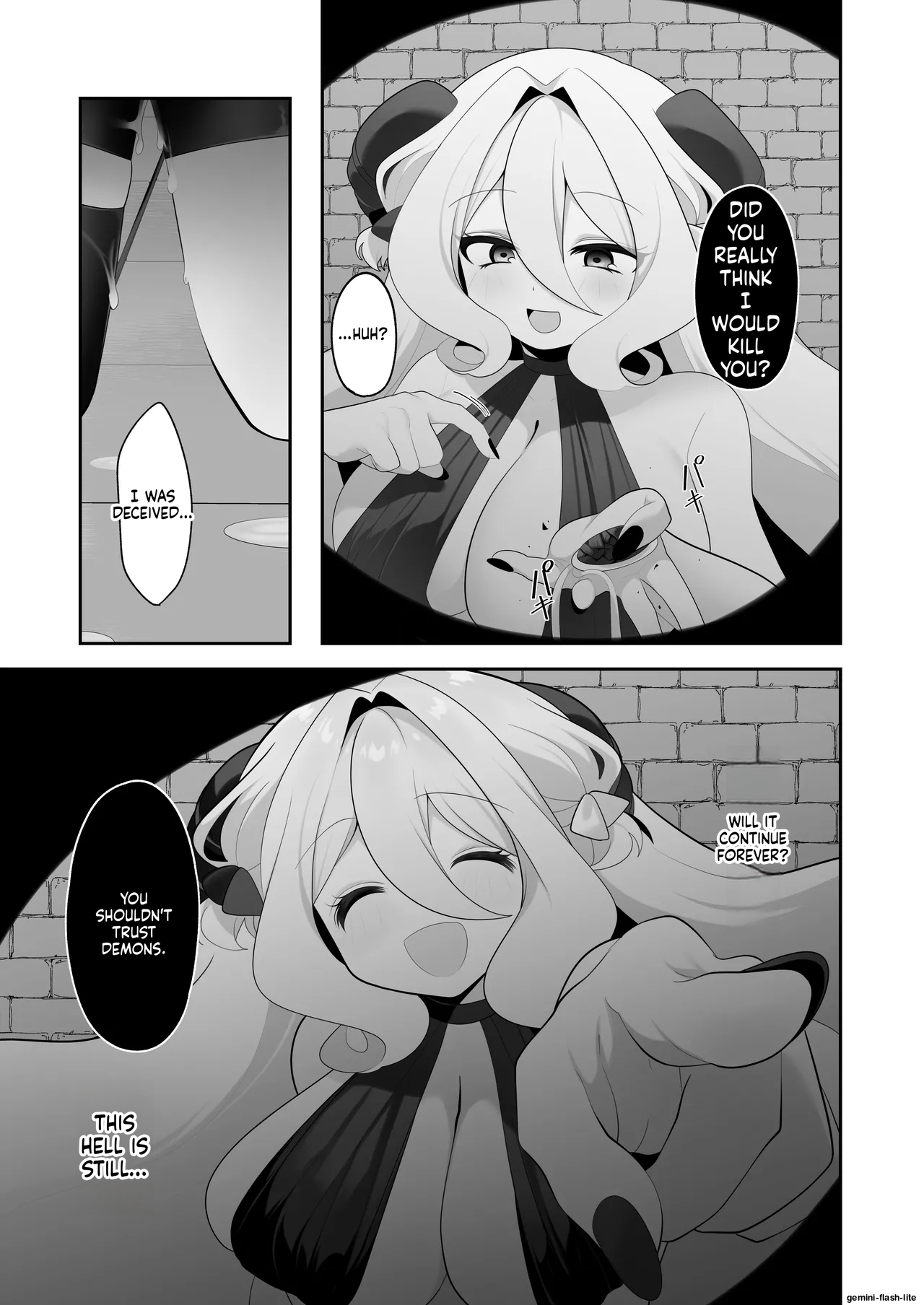 [Me no Kataki (Akinashi Koyomi)] Jishou Tensai Shoujo, Ero Trap Dungeon ni Idomu ~Sugureta Zunou to Boudai na Maryoku to Saikyou no Omamori de Musou Shimasu~ [English] [SCANMTL] изображение № 34