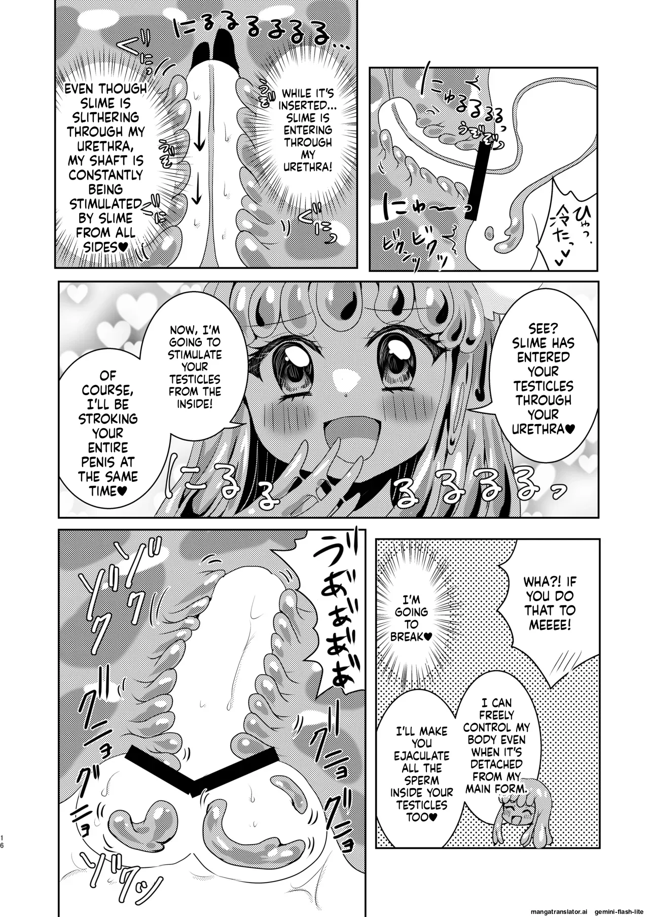 [Thrylos(suu)] Ikiri Yuusha-kun, saijaku monster no slime musume ni kanzen haiboku ~ nurunuru slime ni tsutsumare atsukare tainai shinnyuu! kyousei renzoku sakusei jigoku ~ (SCANMTL) image number 17