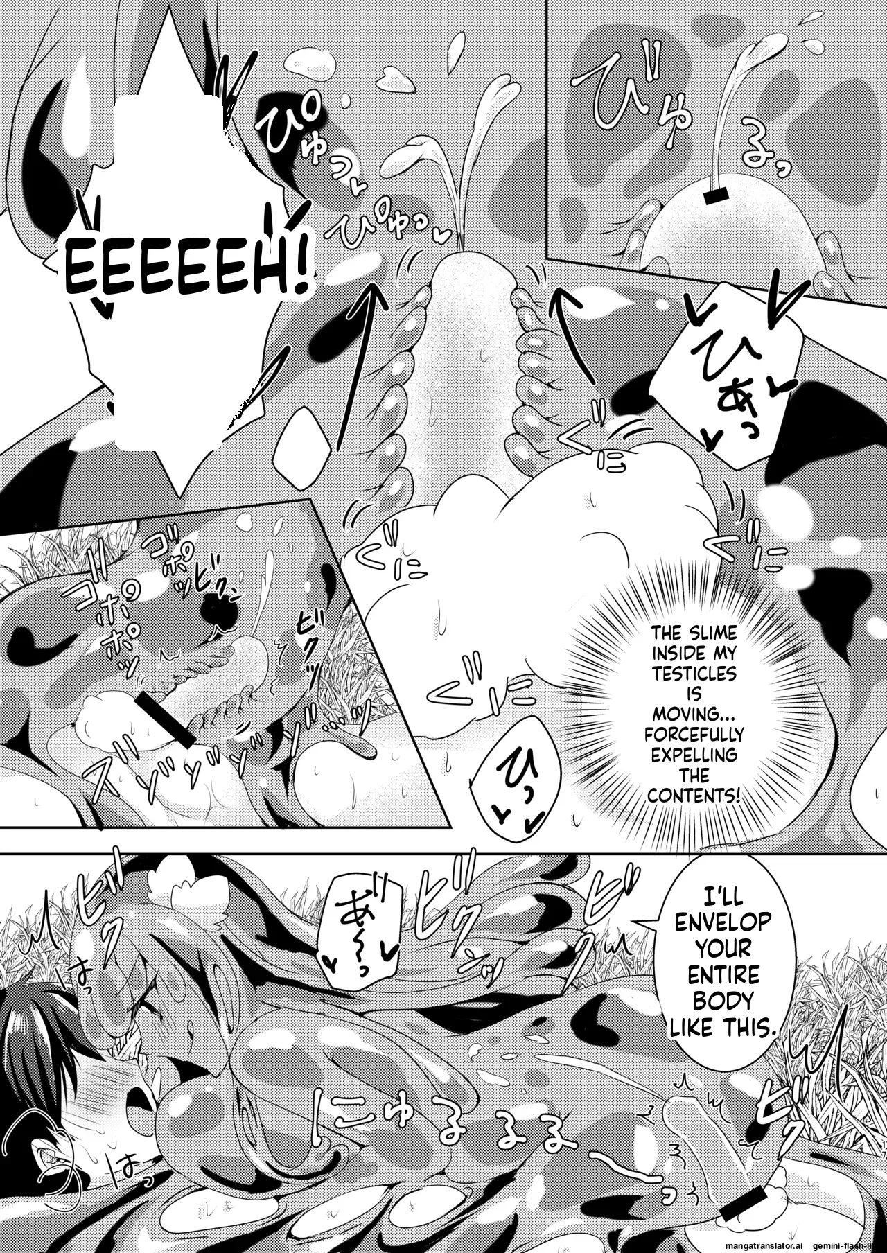 [Thrylos(suu)] Ikiri Yuusha-kun, saijaku monster no slime musume ni kanzen haiboku ~ nurunuru slime ni tsutsumare atsukare tainai shinnyuu! kyousei renzoku sakusei jigoku ~ (SCANMTL) image number 18