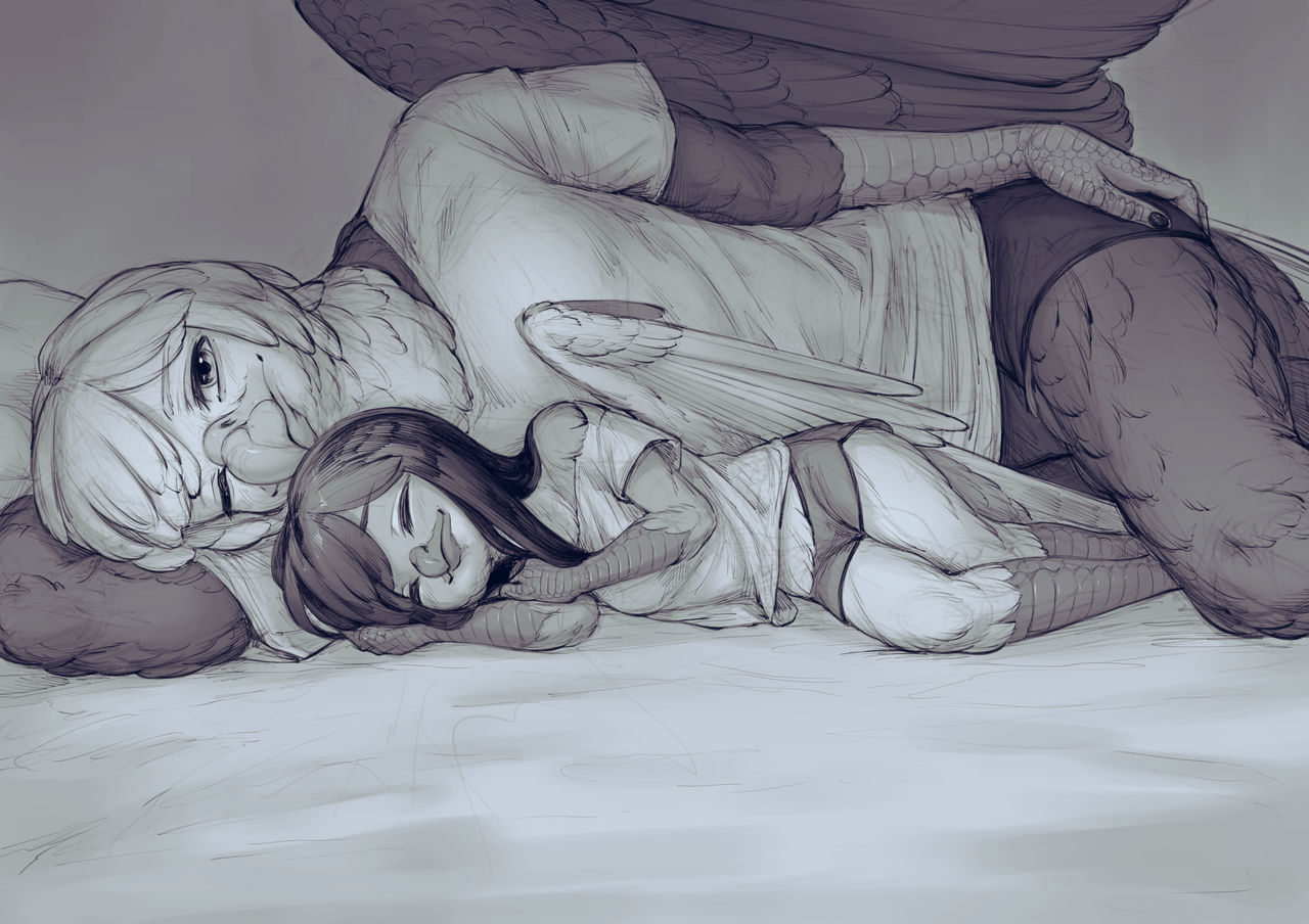 (Kansai! Kemoket 8) [Imomushi Kyouiku Madoguchi (Bubonic)] Moukin Kareshi to Kotori Kanojo -Nighttime- [English] [Peppered Lemons] image number 2