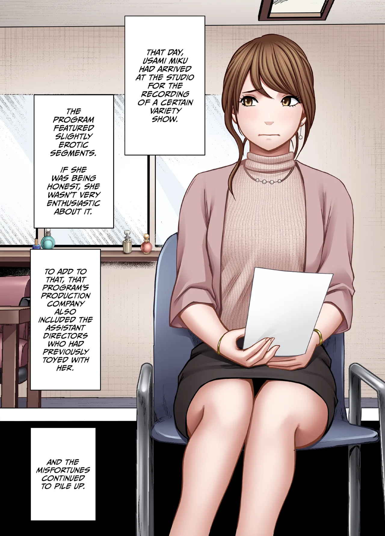 [Crimson] Namaiki na Joshi Announcer ga Kakushita AD ni Wakaraserareru made 3 [English] [CulturedCommissions] image number 2