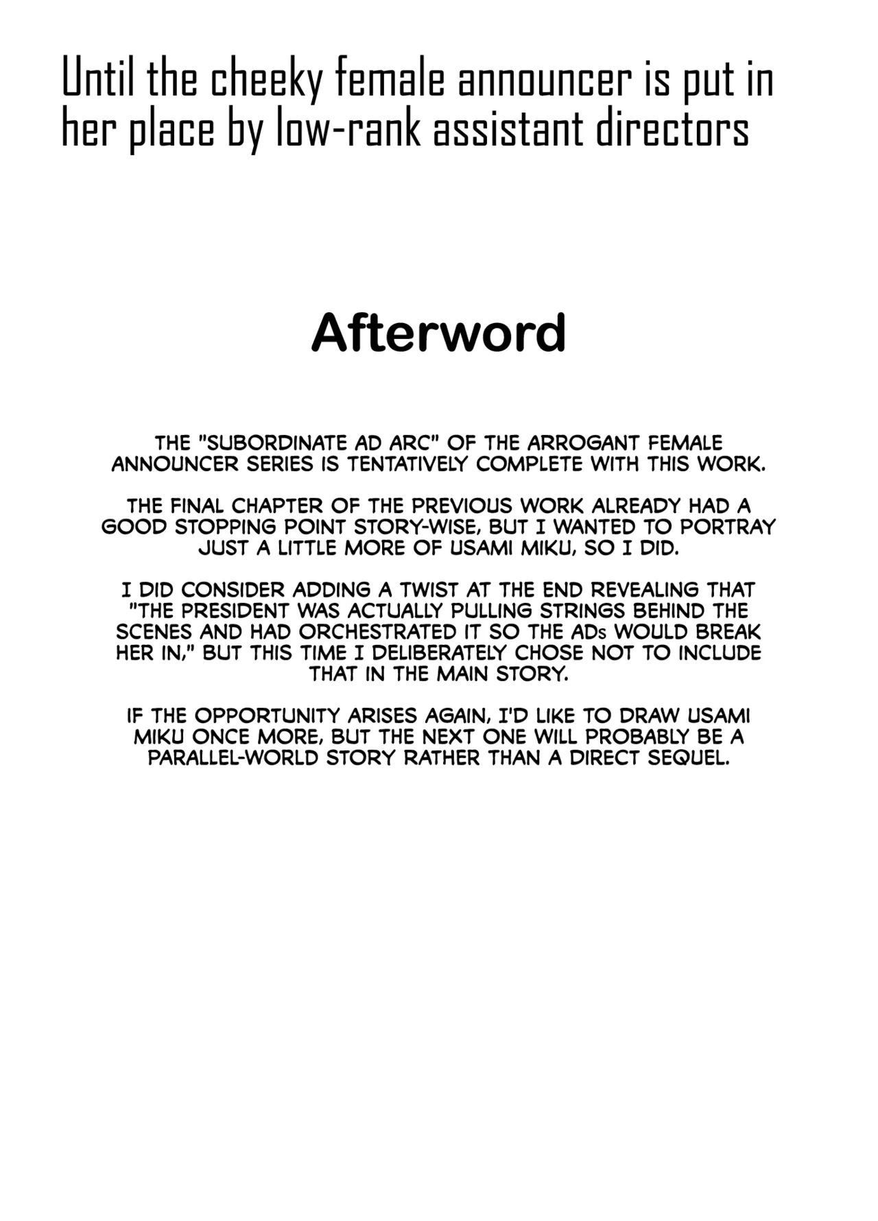 [Crimson] Namaiki na Joshi Announcer ga Kakushita AD ni Wakaraserareru made 3 [English] [CulturedCommissions] image number 47