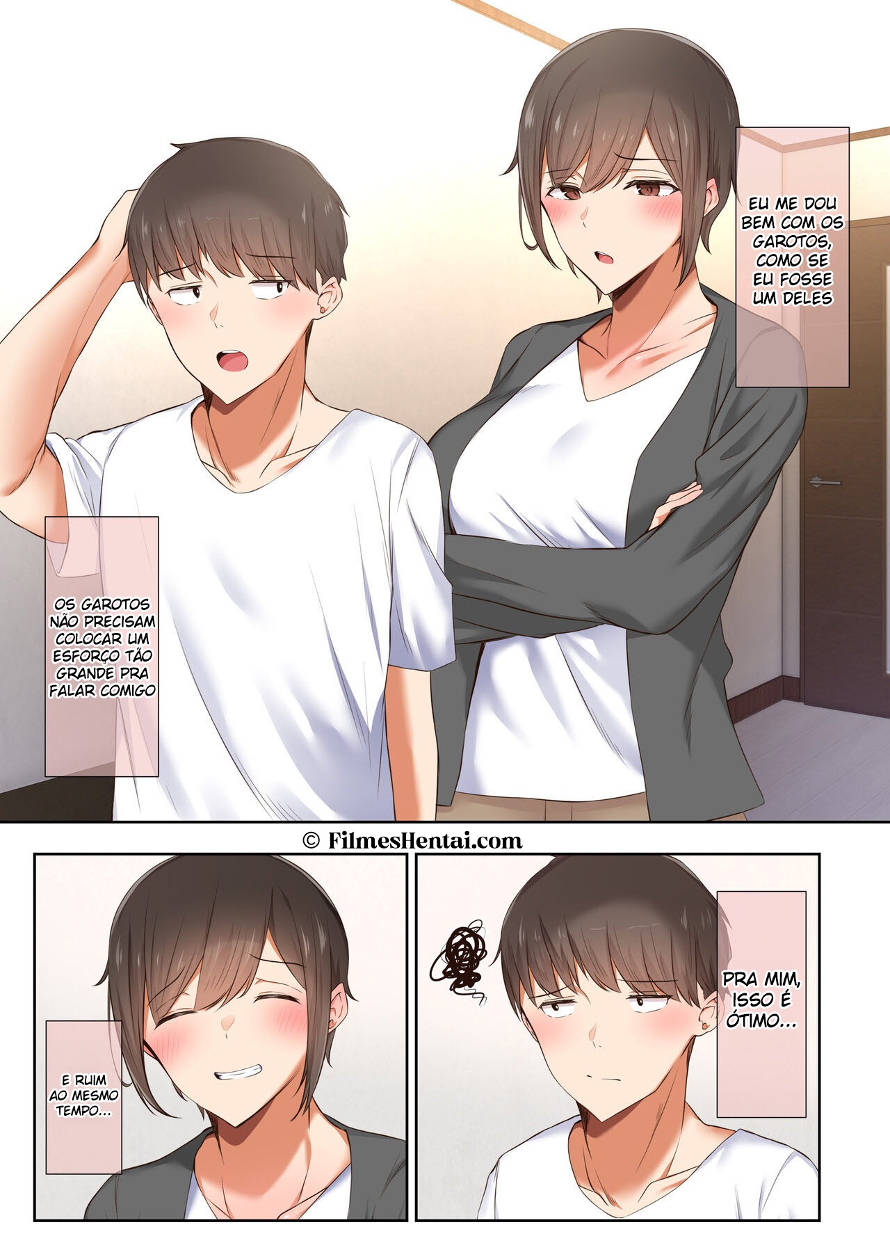 Otoko Tomodachi no Youna Ore no Osananajimi ga, Yarichin ni Yotte Mesu ni Saserareru Hanashi 图片编号 2