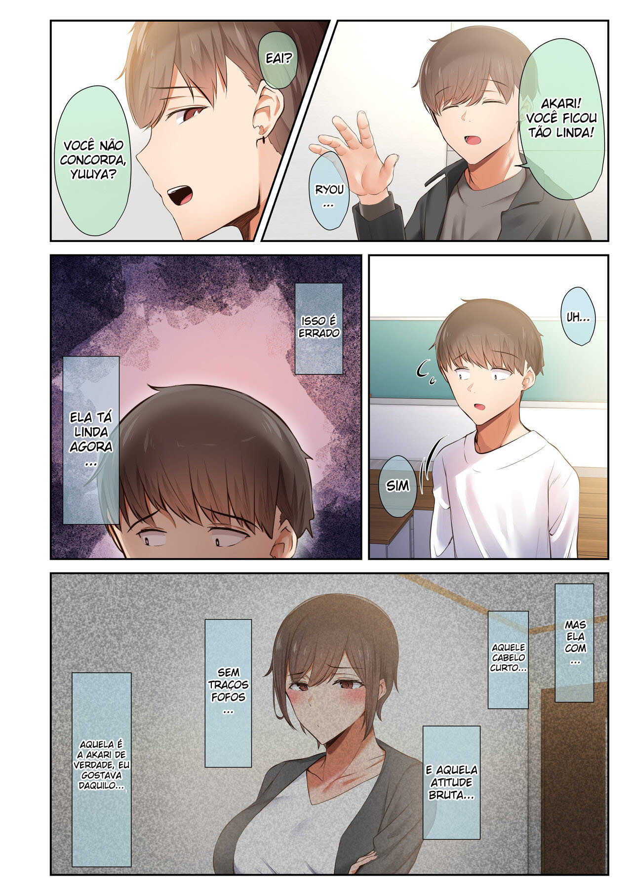 Otoko Tomodachi no Youna Ore no Osananajimi ga, Yarichin ni Yotte Mesu ni Saserareru Hanashi 2 画像番号 37