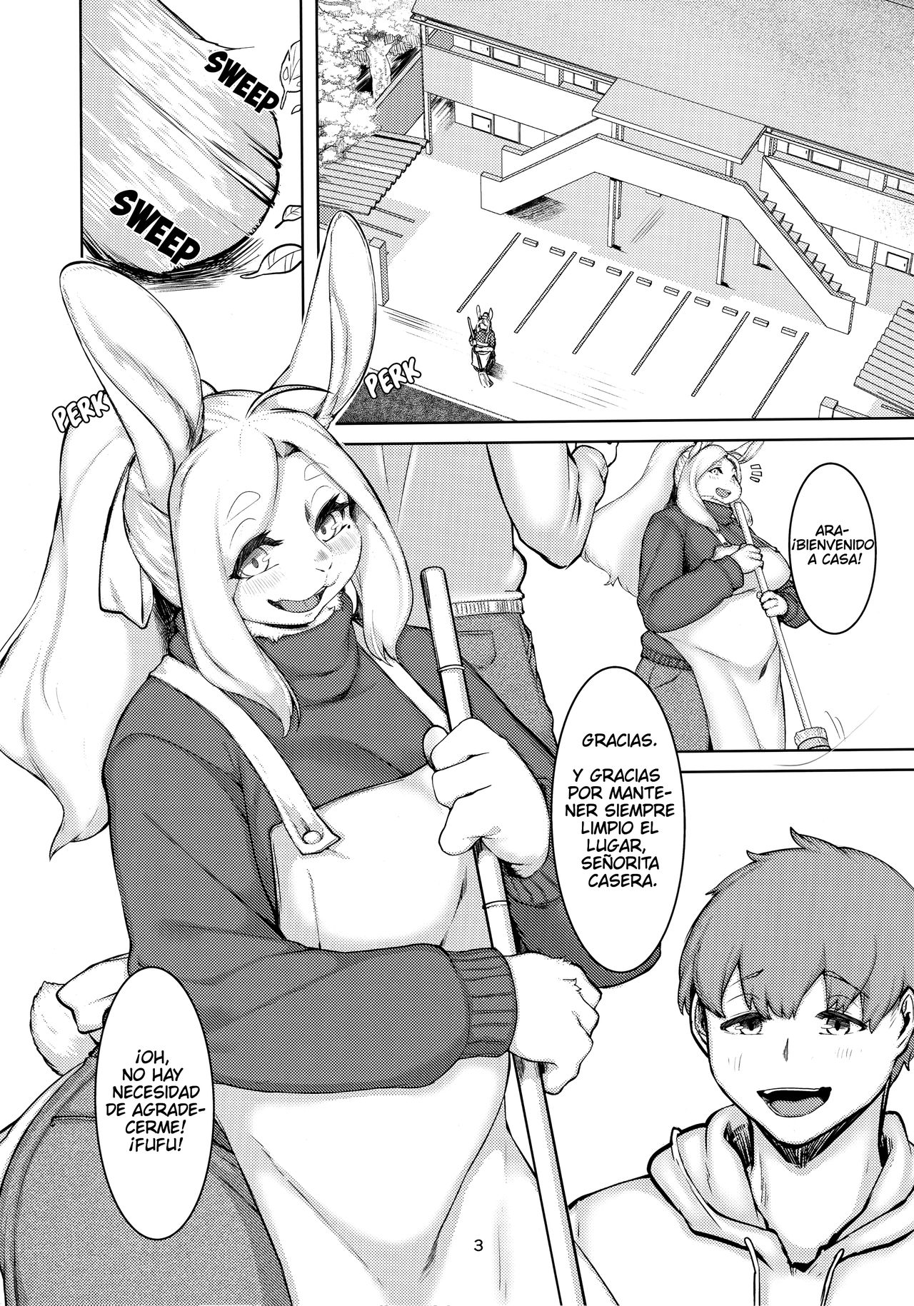 (Kemoket 9.5) [Wasabi Chazuke. (Kikunoya.)] Kono Machi no Suteki na Juujin-tachi. Sono 5 desu. | The Lovely Local Beastfolk - Part Five [Spanish] 2eme image