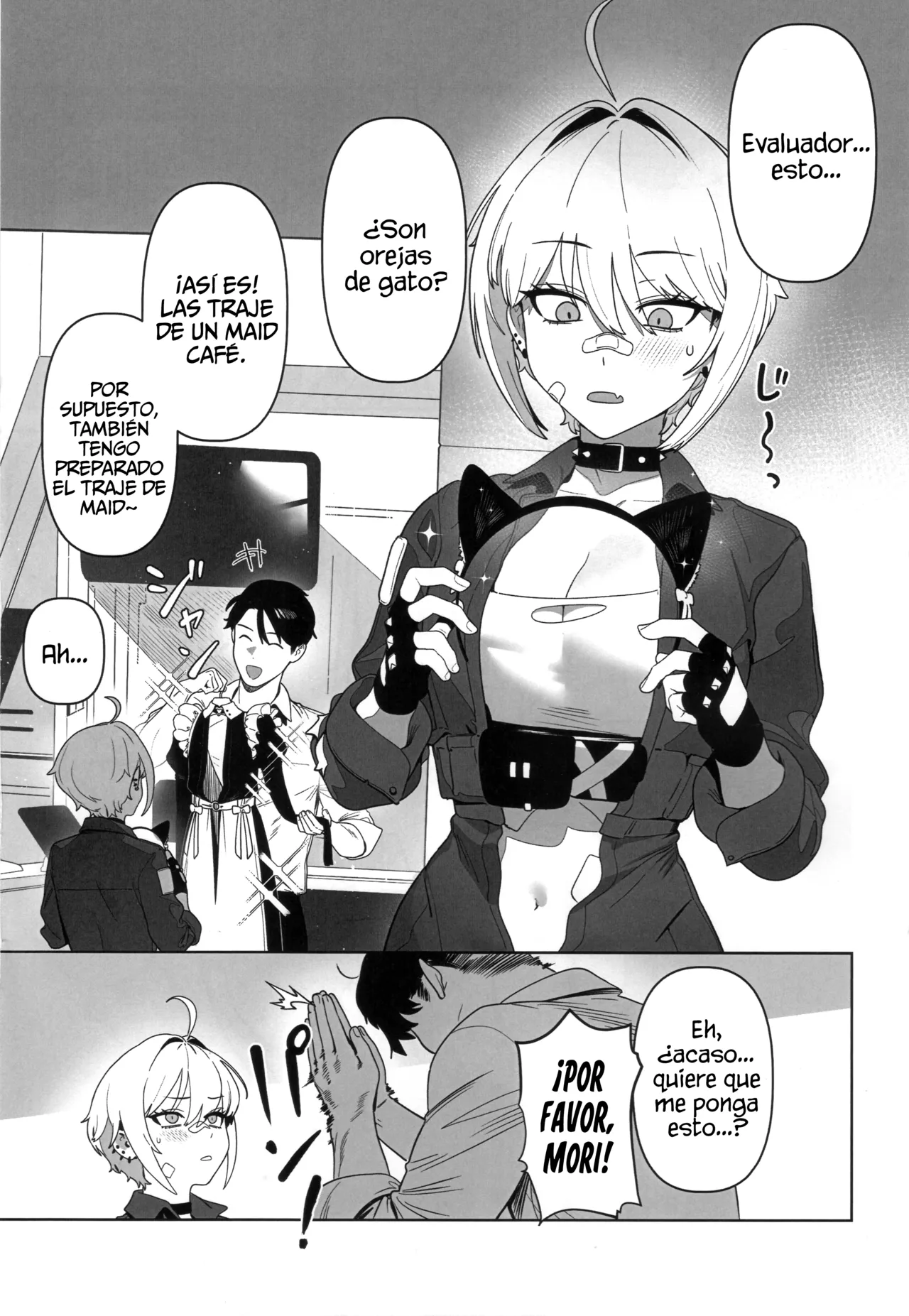 (C107) [Oasis (TABBTO)] Onegai Mori! (Goddess of Victory: Nikke) [Spanish] [Mapache Fansub] 图片编号 2