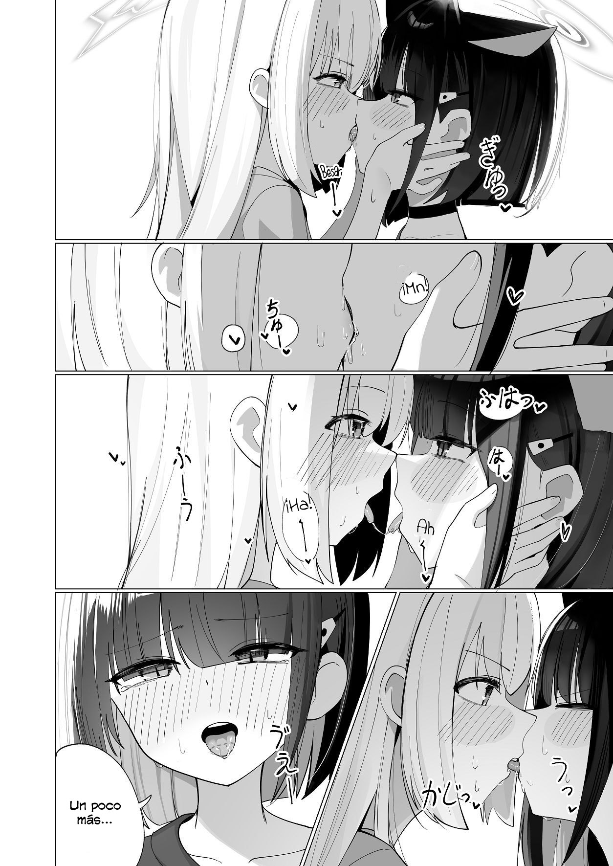 [Curry House (B8MEl)] Kazura y Reisa con chocolate alcohol y...  [spanish] (Blue Archive) 画像番号 10