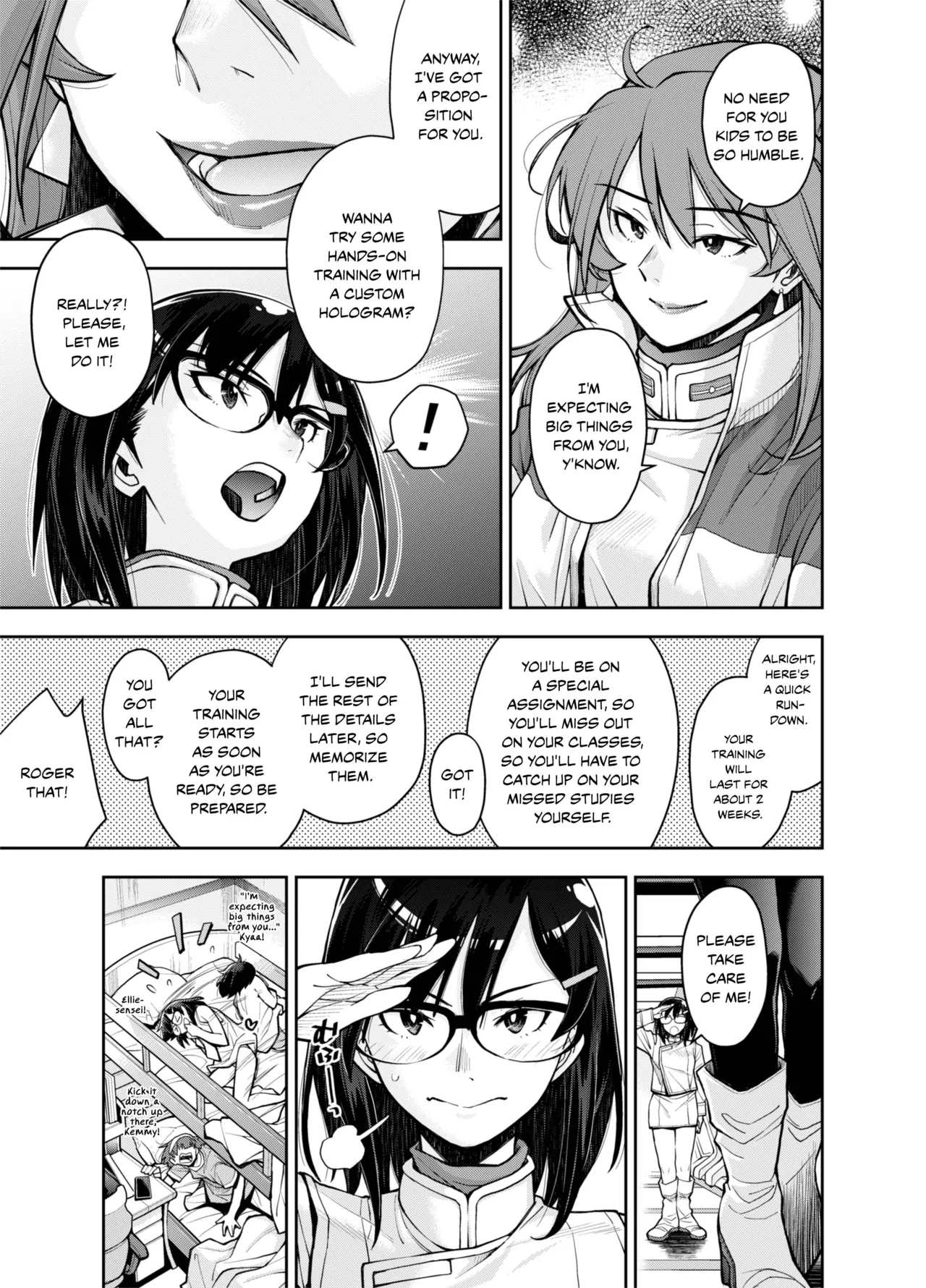 [Ryoumoto Hatsumi] [DEEP SPACE EIGHT] The Captured Space Police Cadet Falls to the Twin Tentacle Monster's Lesbian Interrogation [English] [Your Deer Friends Black] 图片编号 7