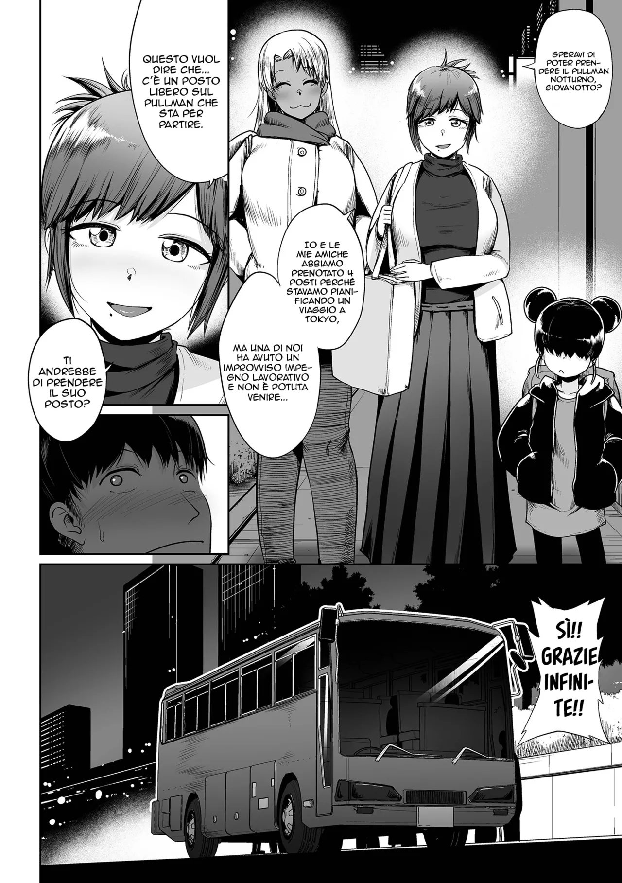 [Umiyamasoze] Yakou Bus de Ikou | Spassarsela sul pullman notturno [Italian] [Hentai Fantasy] 图片编号 2