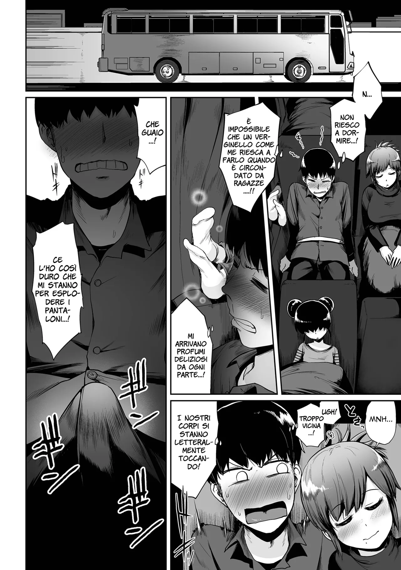 [Umiyamasoze] Yakou Bus de Ikou | Spassarsela sul pullman notturno [Italian] [Hentai Fantasy] 图片编号 4