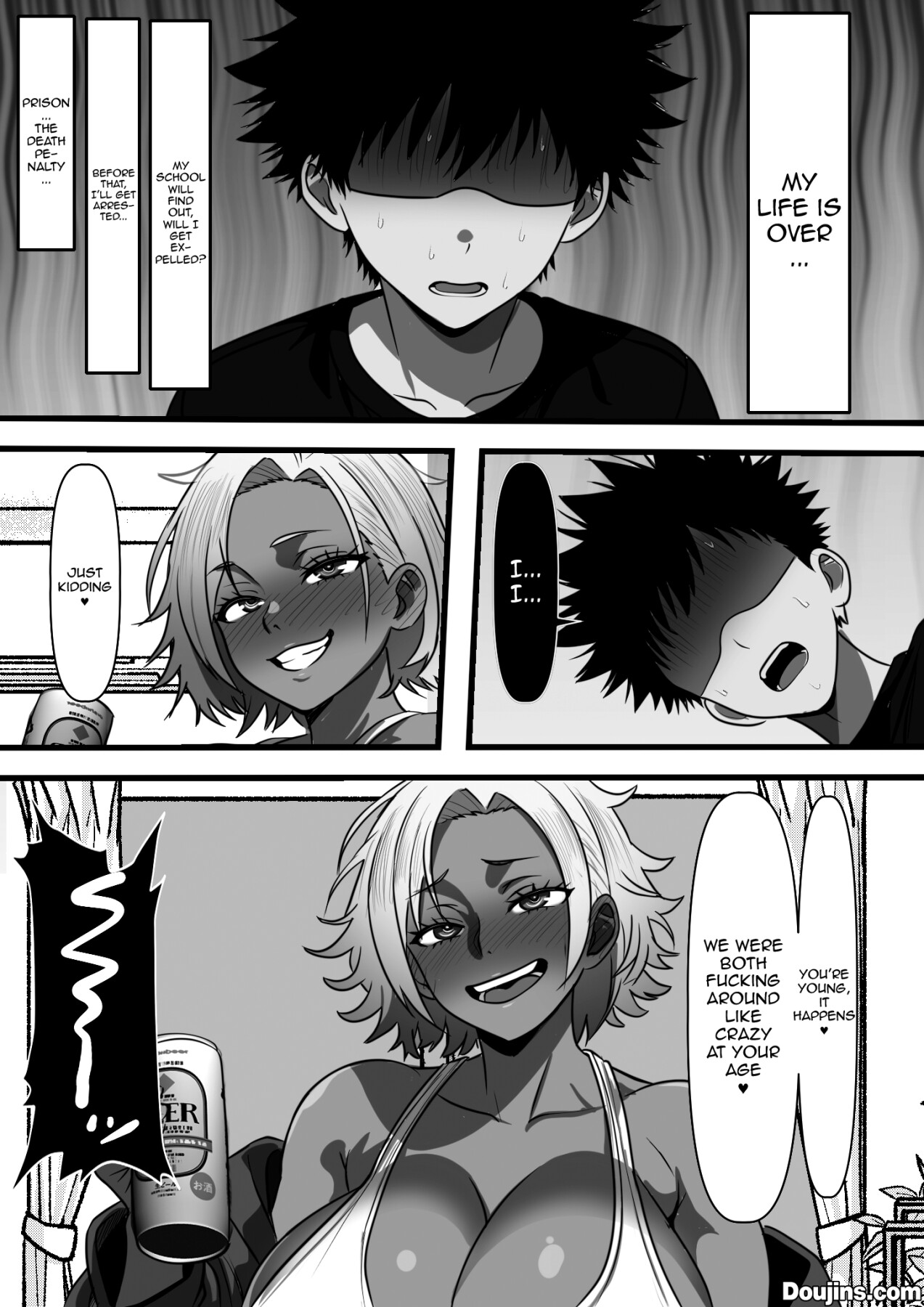 [Furitendou] The Story Of How I, An Irrelevant Guy, Got To Impregnate My Mother's Delinquent MILF image number 20