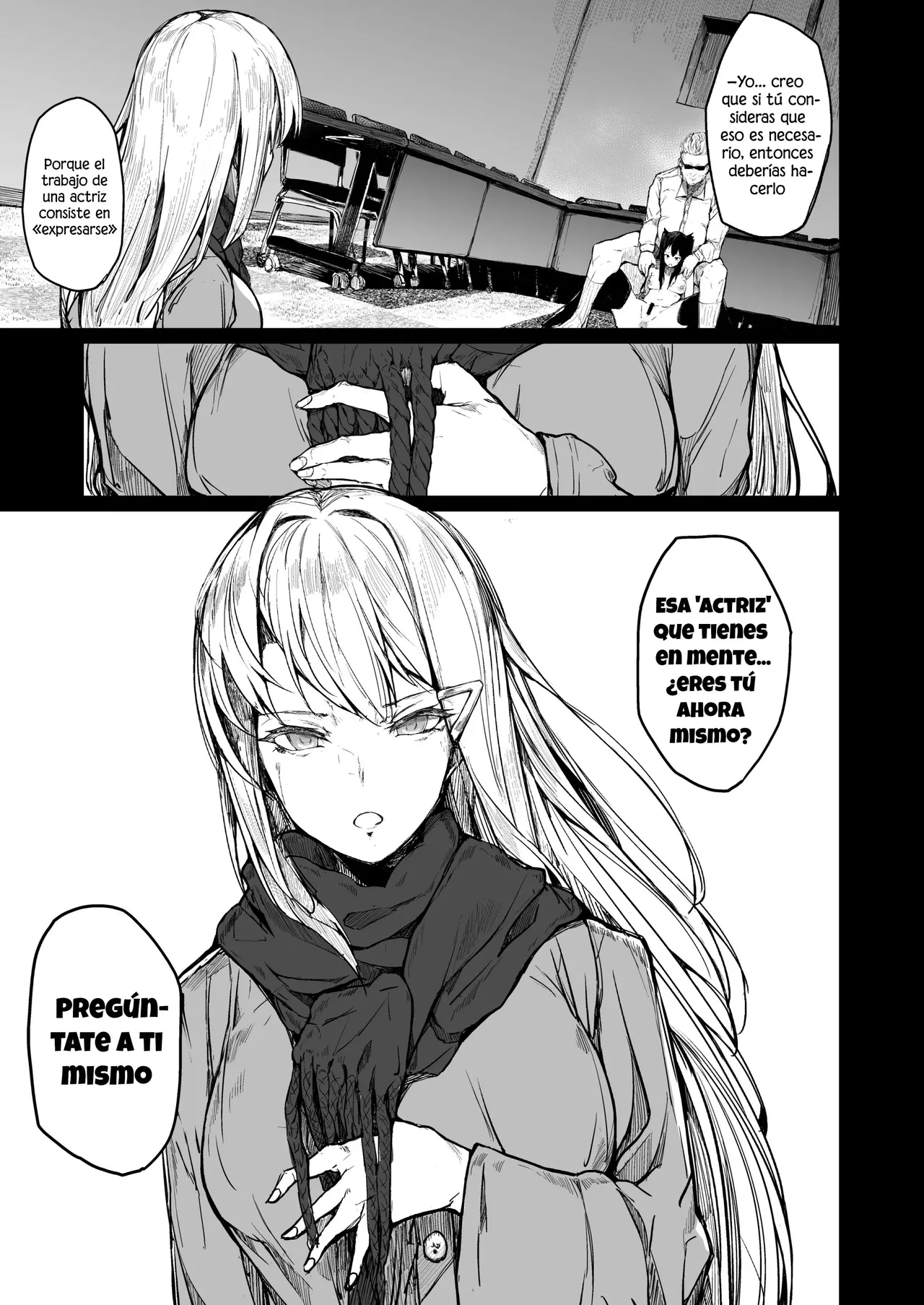 [Atugi de 5 (Murlachrot)] Kairaku Ochi shita Joyuu no Matsuro Kouhen - La Caída de la Actriz Corrompida por Placer - Pt2 [Spanish] [Elpis Eros Traduccion] [Digital] numero di immagine  39