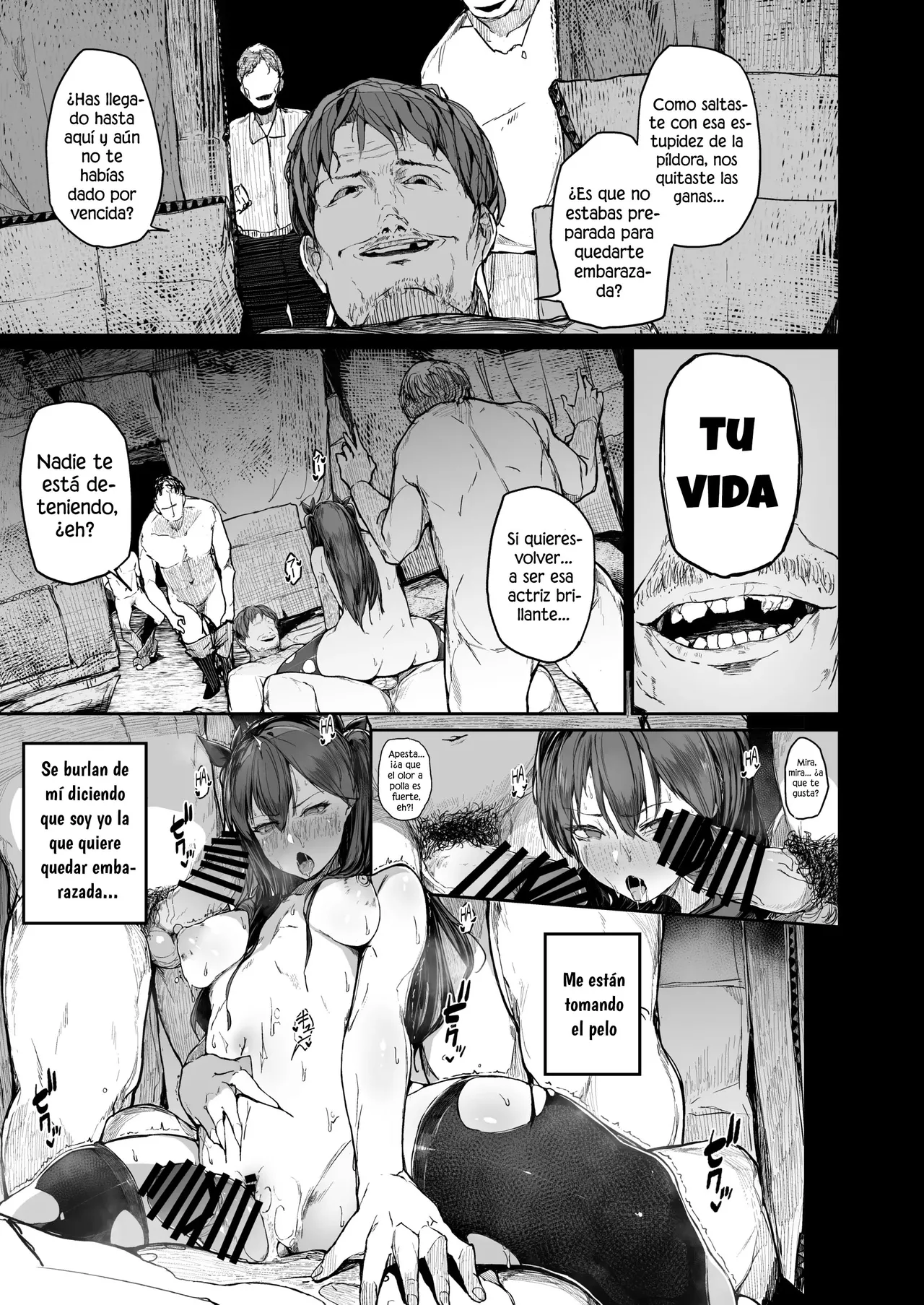 [Atugi de 5 (Murlachrot)] Kairaku Ochi shita Joyuu no Matsuro Kouhen - La Caída de la Actriz Corrompida por Placer - Pt2 [Spanish] [Elpis Eros Traduccion] [Digital] numero di immagine  67
