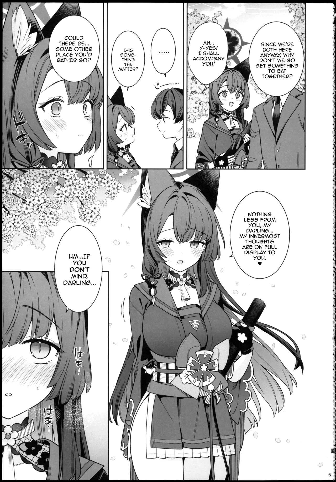 (Sensei no Archive 15) [NOMIYAGUMI (Ichinomiya)] Junjou Renjou Hatsujou Kitsune -6- | Pure Lovestruck Fox in Heat -6- (Blue Archive) [English] [mysterymeat3] Bildnummer 5