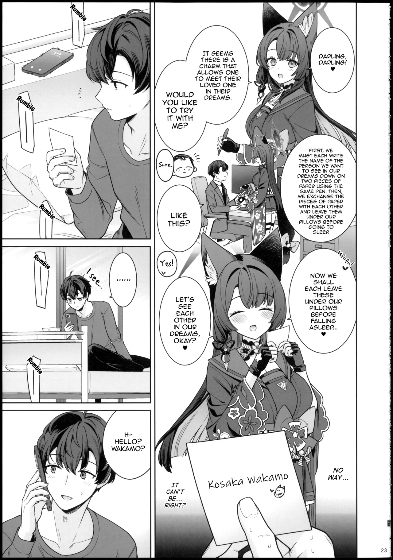 (Sensei no Archive 15) [NOMIYAGUMI (Ichinomiya)] Junjou Renjou Hatsujou Kitsune -6- | Pure Lovestruck Fox in Heat -6- (Blue Archive) [English] [mysterymeat3] Bildnummer 23