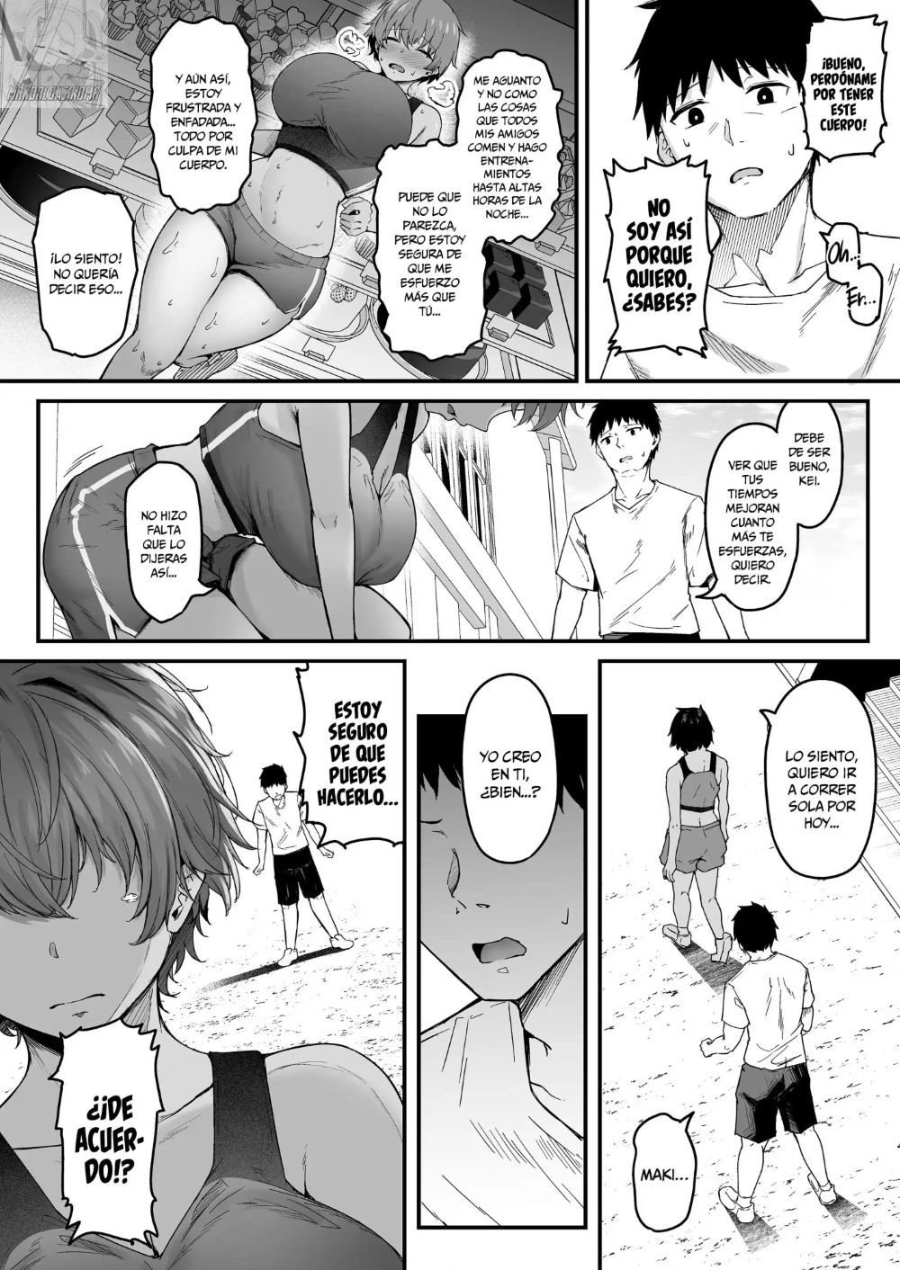 [Eagle Land (Takamaru)] Rikujoubu Boyish Osananajimi Netorare Gachi Koubi Roku | Lo Que Ocurre Fuera de la Pista [Spanish] [MandaloAsiNoma] [Digital] 图片编号 5