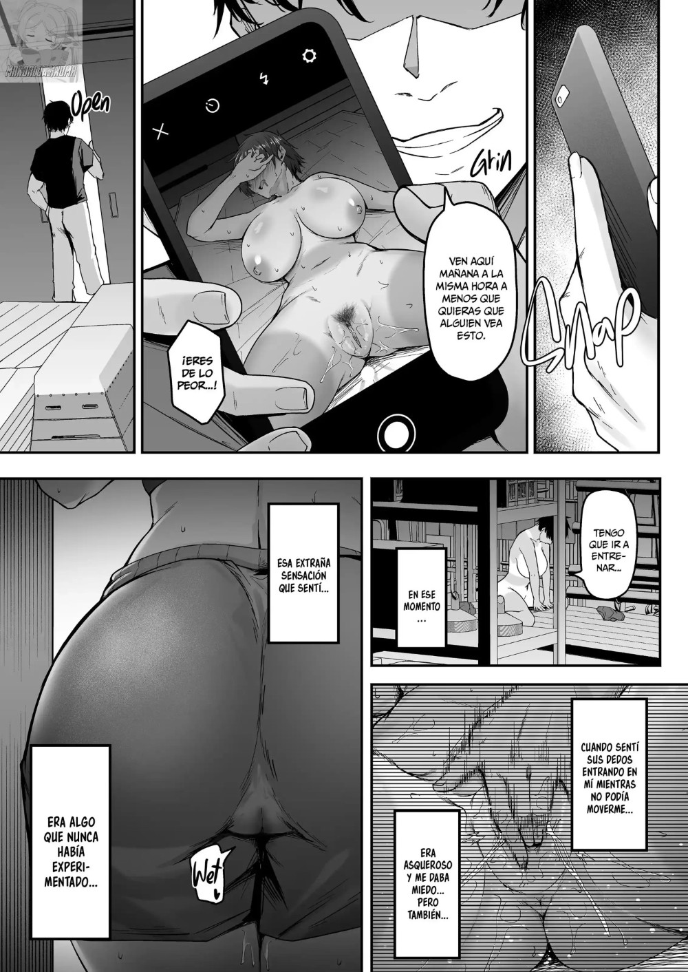 [Eagle Land (Takamaru)] Rikujoubu Boyish Osananajimi Netorare Gachi Koubi Roku | Lo Que Ocurre Fuera de la Pista [Spanish] [MandaloAsiNoma] [Digital] 图片编号 14