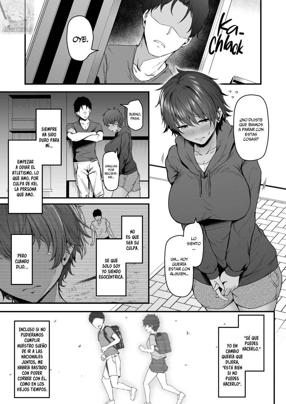 [Eagle Land (Takamaru)] Rikujoubu Boyish Osananajimi Netorare Gachi Koubi Roku | Lo Que Ocurre Fuera de la Pista [Spanish] [MandaloAsiNoma] [Digital] 图片编号 38