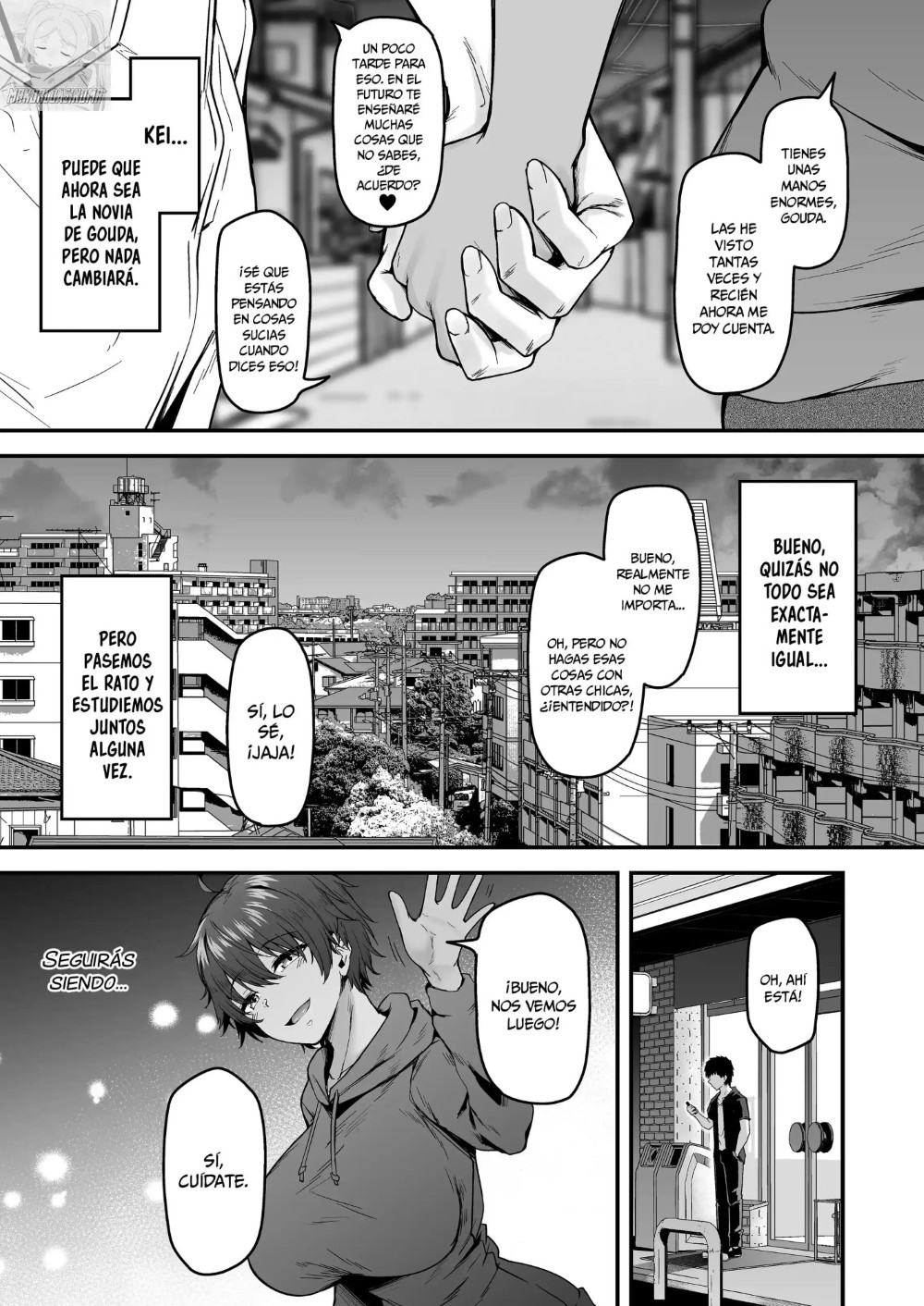 [Eagle Land (Takamaru)] Rikujoubu Boyish Osananajimi Netorare Gachi Koubi Roku | Lo Que Ocurre Fuera de la Pista [Spanish] [MandaloAsiNoma] [Digital] 图片编号 50