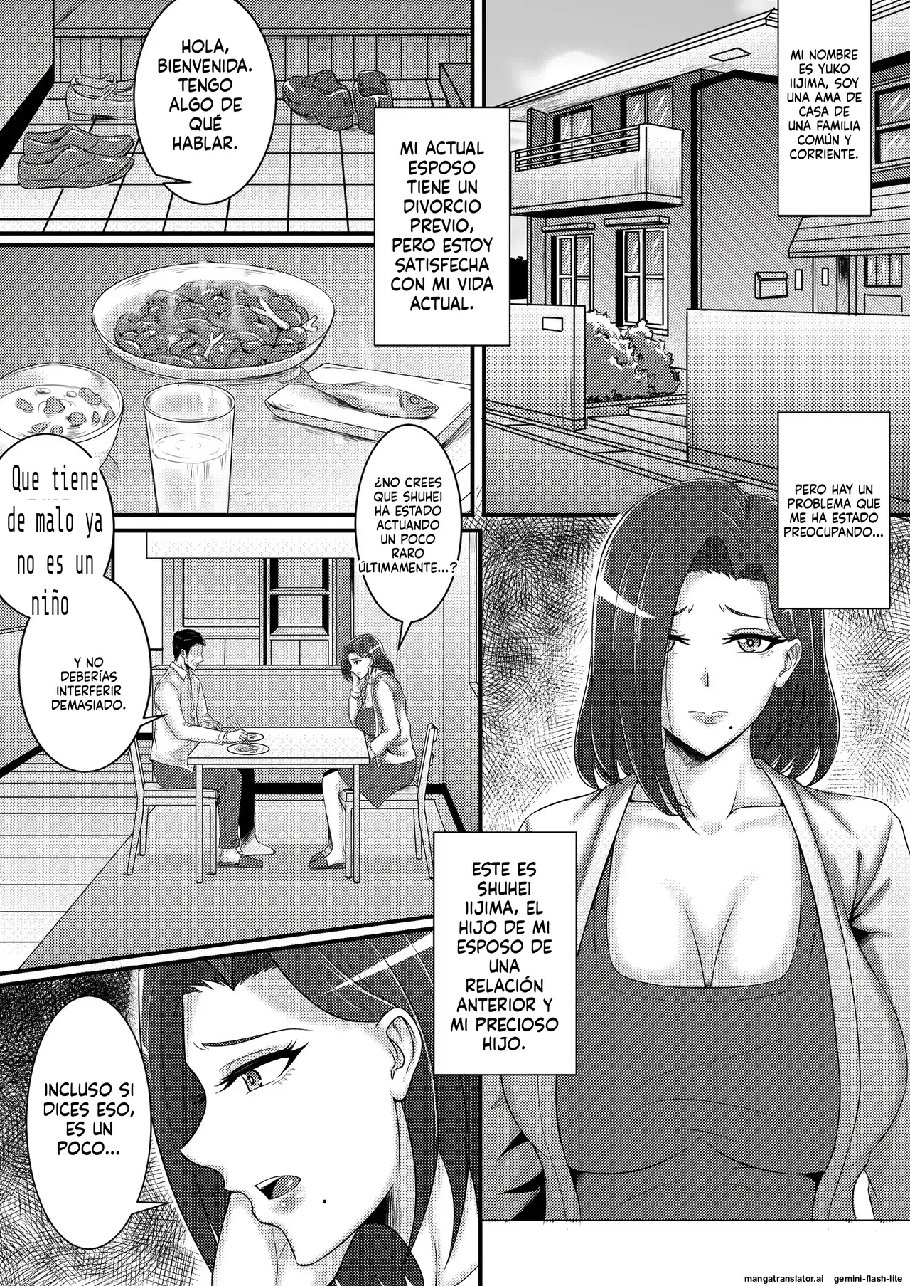 [Momoiro Onsen] Boku no Kanojo wa Okaasan｜Mi Novia es Mi Madre [Spanish] [PainA-xi80] 图片编号 2