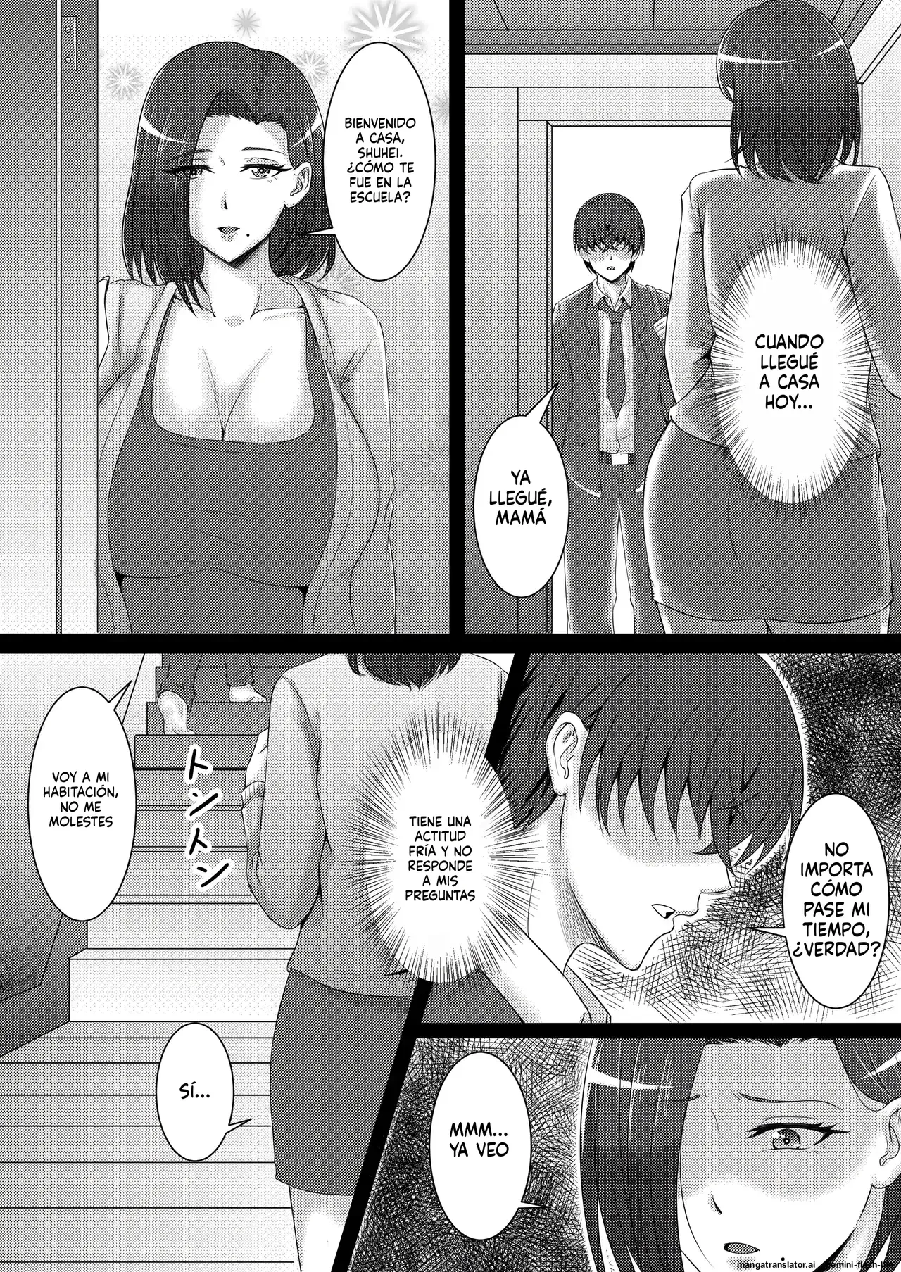 [Momoiro Onsen] Boku no Kanojo wa Okaasan｜Mi Novia es Mi Madre [Spanish] [PainA-xi80] 图片编号 3