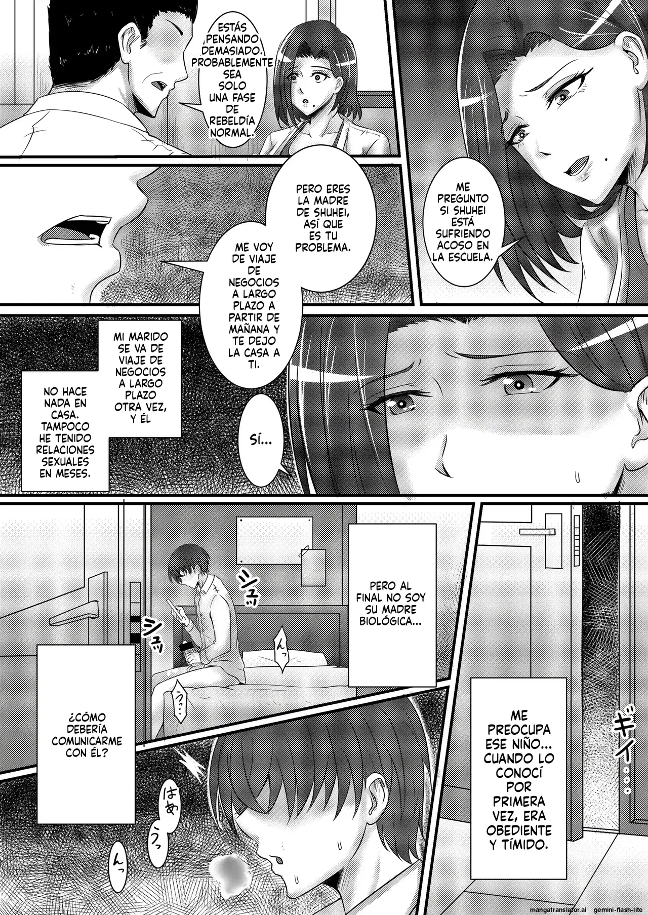 [Momoiro Onsen] Boku no Kanojo wa Okaasan｜Mi Novia es Mi Madre [Spanish] [PainA-xi80] 图片编号 4