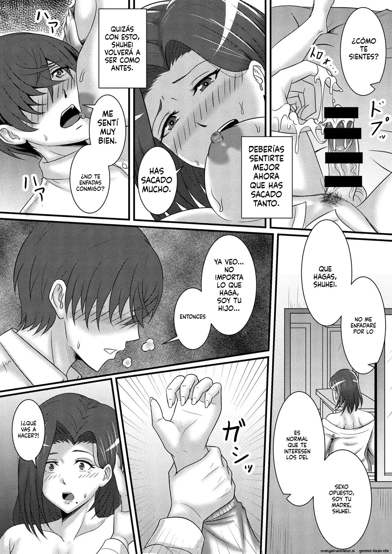 [Momoiro Onsen] Boku no Kanojo wa Okaasan｜Mi Novia es Mi Madre [Spanish] [PainA-xi80] 图片编号 13