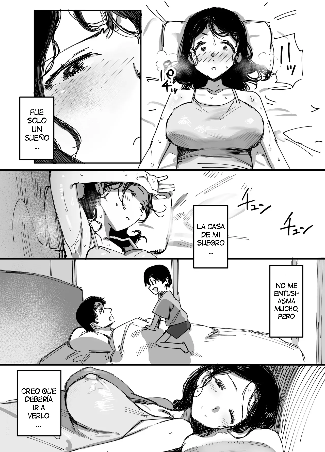 [Dynamic Mom (Onodera)] Otto no Shakkin Nakadashi Hensai Gifu ni Mi o Uru Komochi Tsuma｜Una Mujer Casada Vende su Cuerpo a su Suegro [Spanish] [Pajerosxnx] image number 6