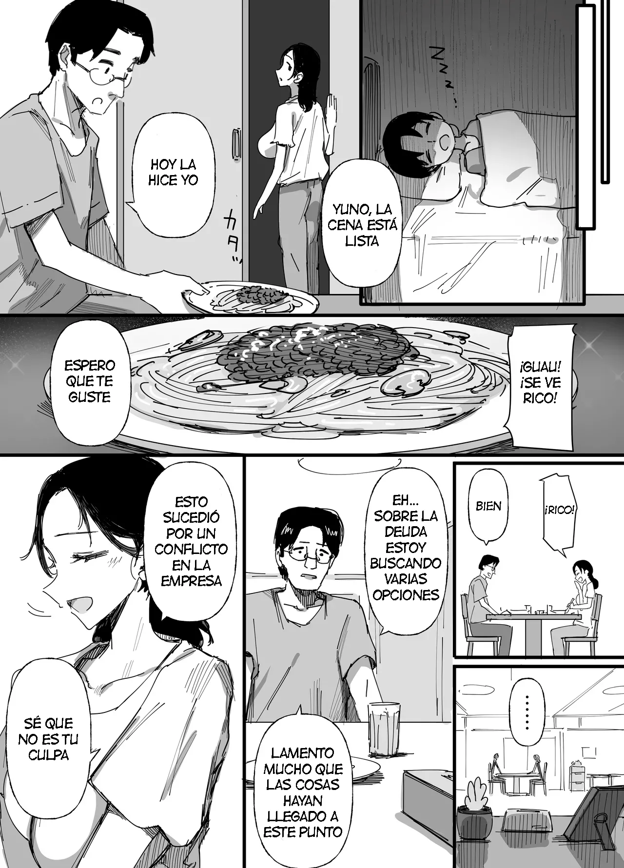 [Dynamic Mom (Onodera)] Otto no Shakkin Nakadashi Hensai Gifu ni Mi o Uru Komochi Tsuma｜Una Mujer Casada Vende su Cuerpo a su Suegro [Spanish] [Pajerosxnx] image number 17