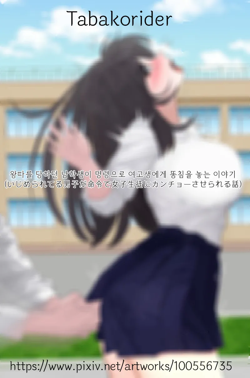 [Tabakorider]왕따를 당하던 남학생이 명령으로 여고생에게 똥침을 놓는 이야기 图片编号 1