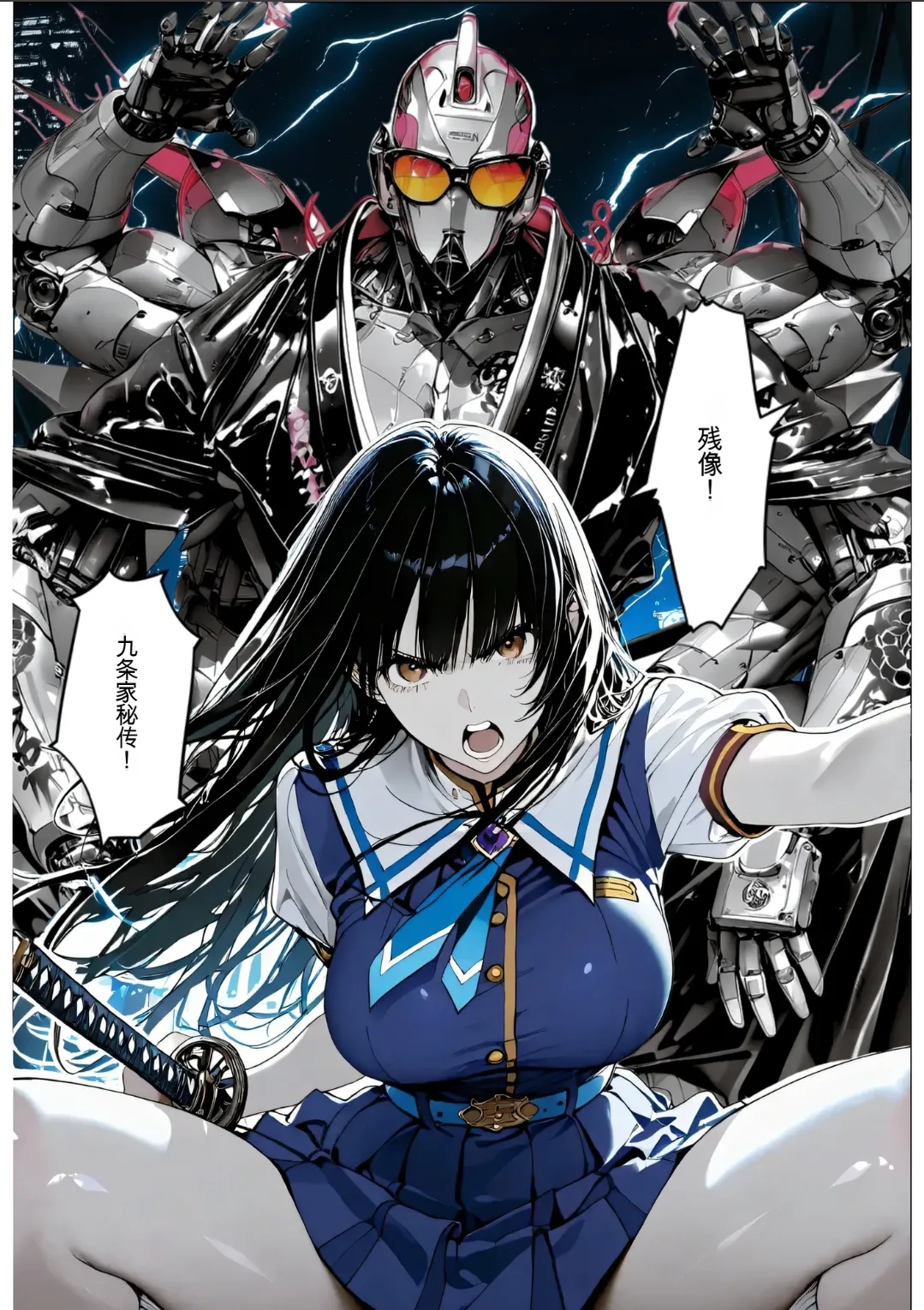 [AI_MAKER] 國立彩舞来学園 第01話 (オリジナル) [AI Generated][AI 翻译] 图片编号 14