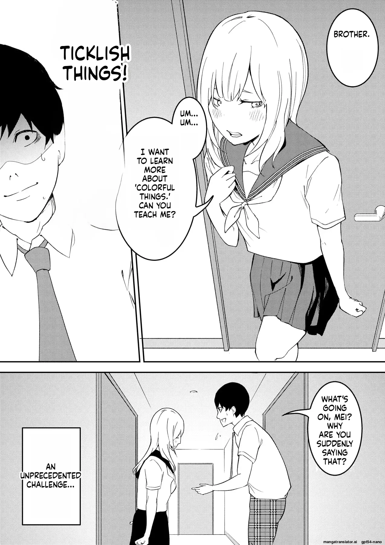 [Ohiya Horoyoi] Kinou Made wa Imouto no Otehon datta | Before Yesterday Clearly Still Keeps Saying  How much They Admire Me  [English] [MTL] numero di immagine  3