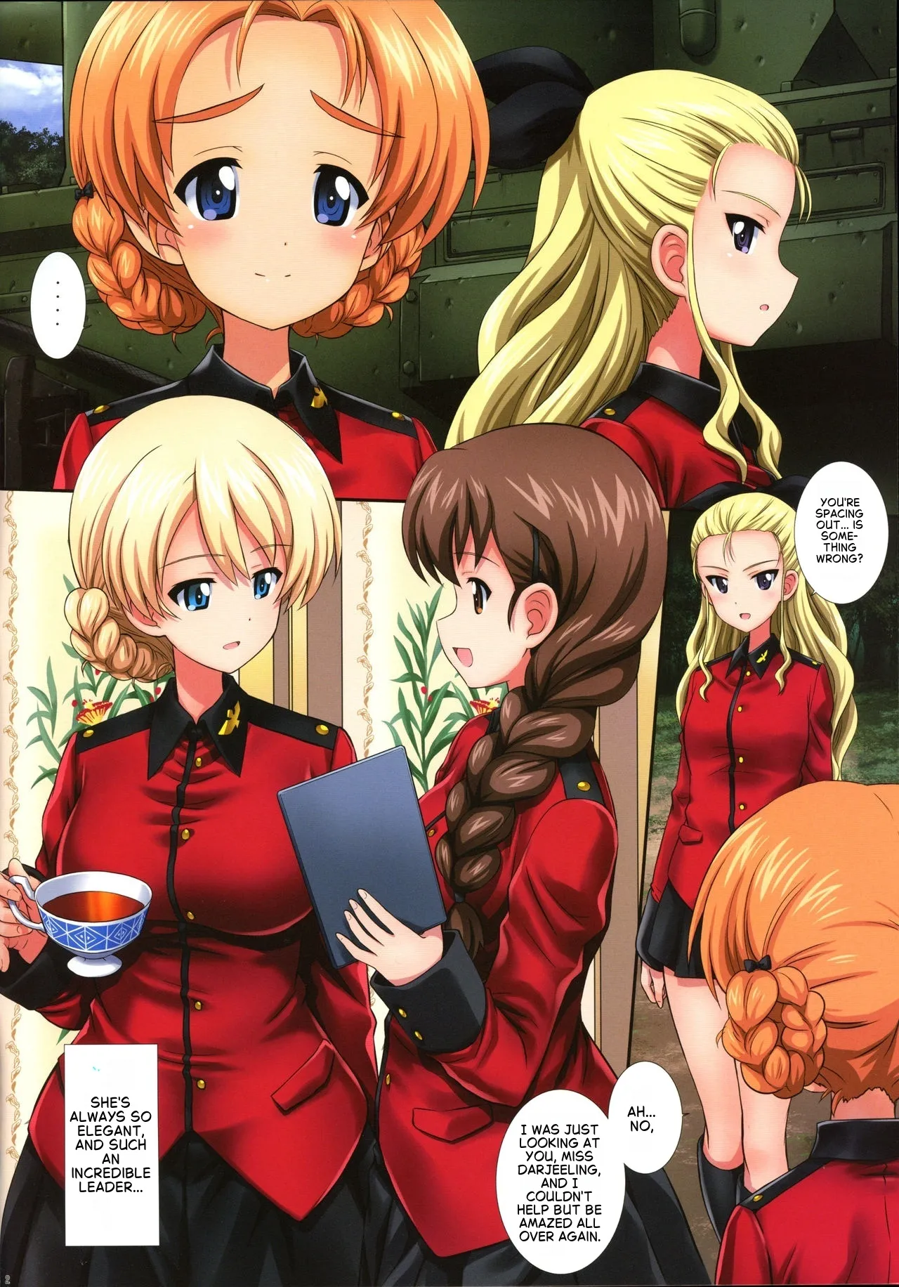 (C97) [Kamogawaya (Kamogawa Tanuki)] Gochuumon wa Koucha desu ka? 3 - Is the order a cup of tea? 3 (Girls und Panzer) [English] 图片编号 2