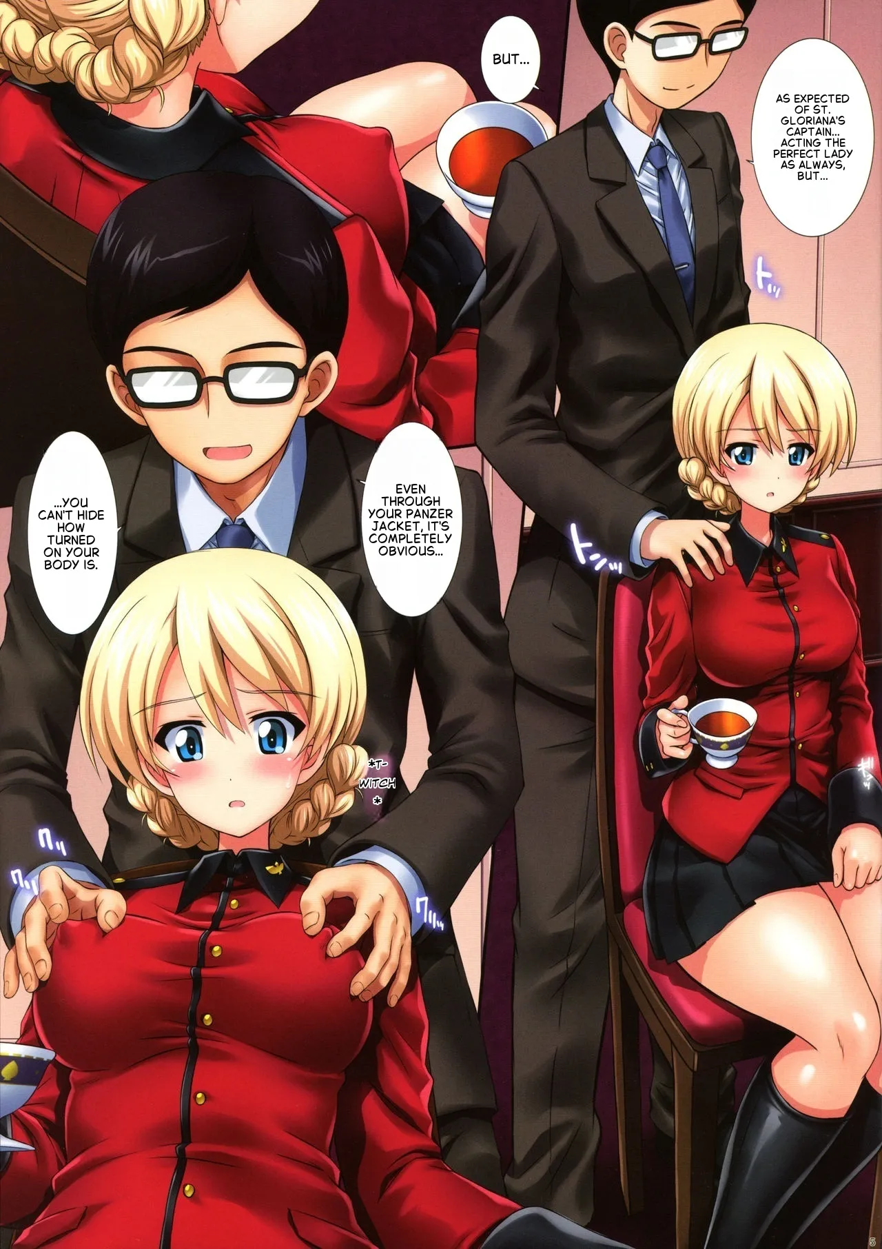 (C97) [Kamogawaya (Kamogawa Tanuki)] Gochuumon wa Koucha desu ka? 3 - Is the order a cup of tea? 3 (Girls und Panzer) [English] 图片编号 5